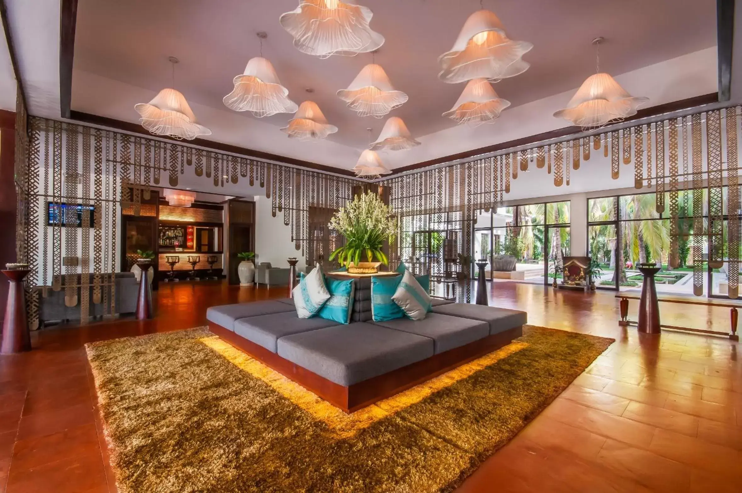 Lobby or reception in Lotus Blanc Resort Lobby or reception in Lotus Blanc Resort