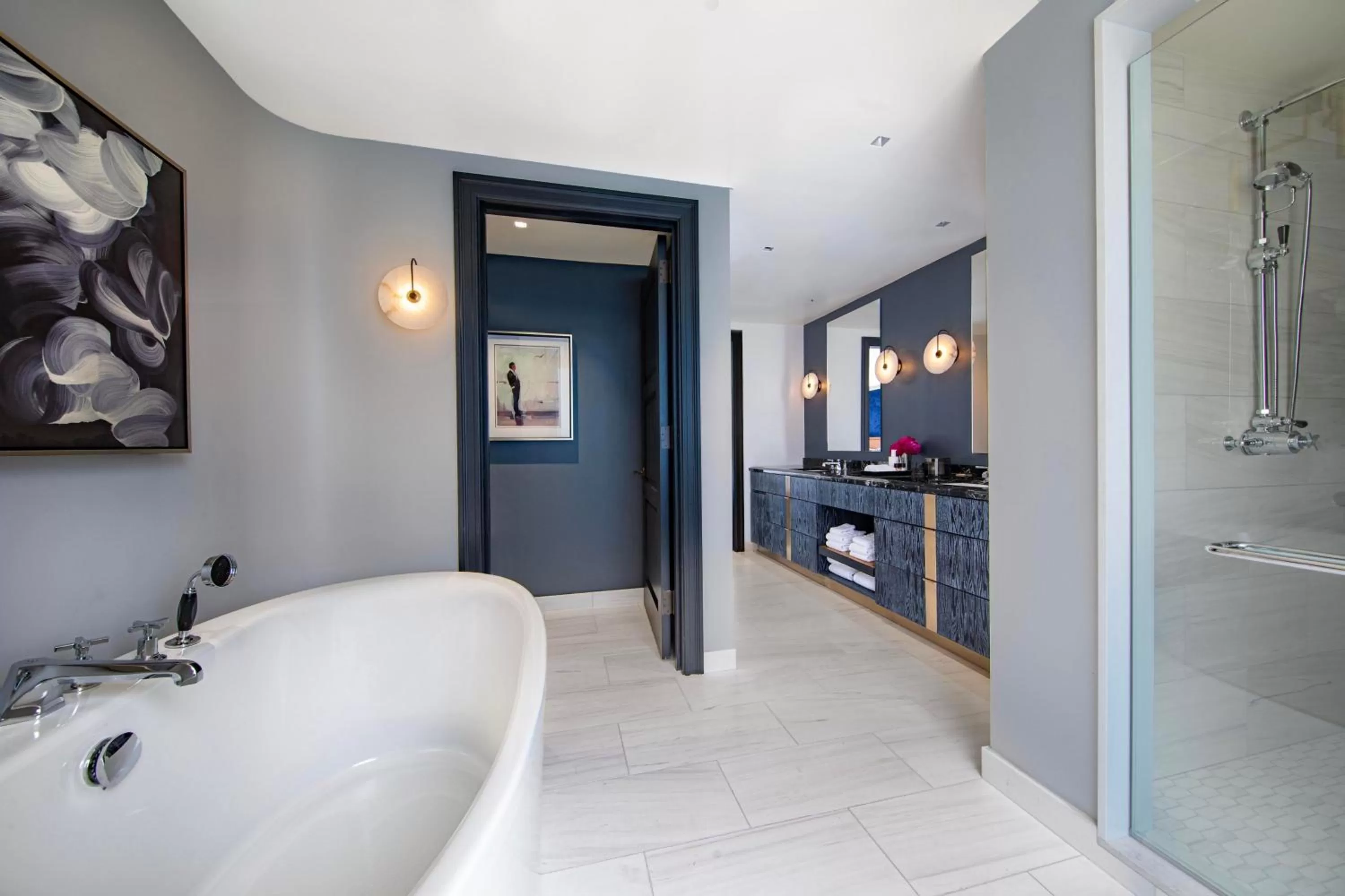 Bathroom in JW Marriott Essex House New York