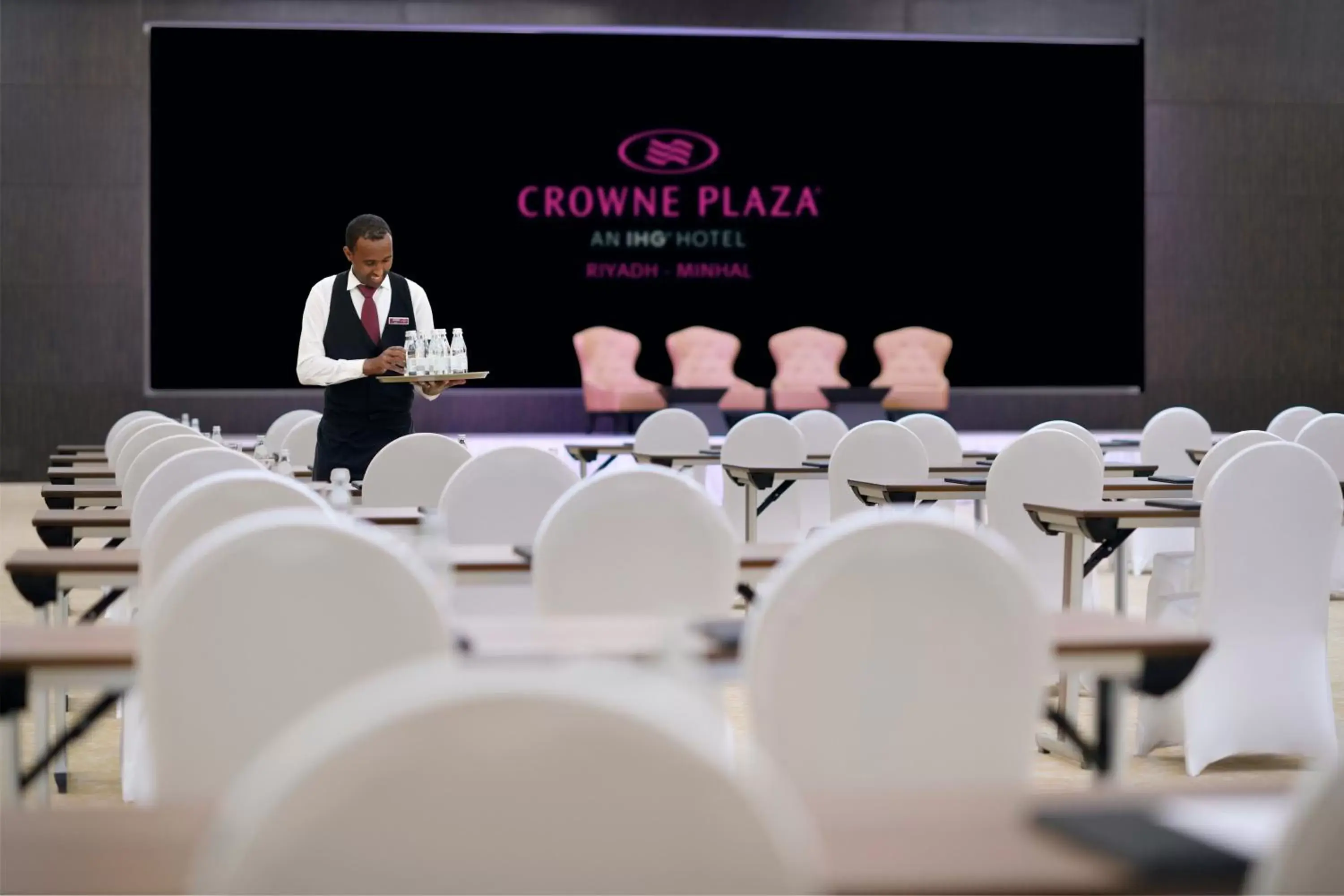 Meeting/conference room in Crowne Plaza Hotel Riyadh Minhal, an IHG Hotel