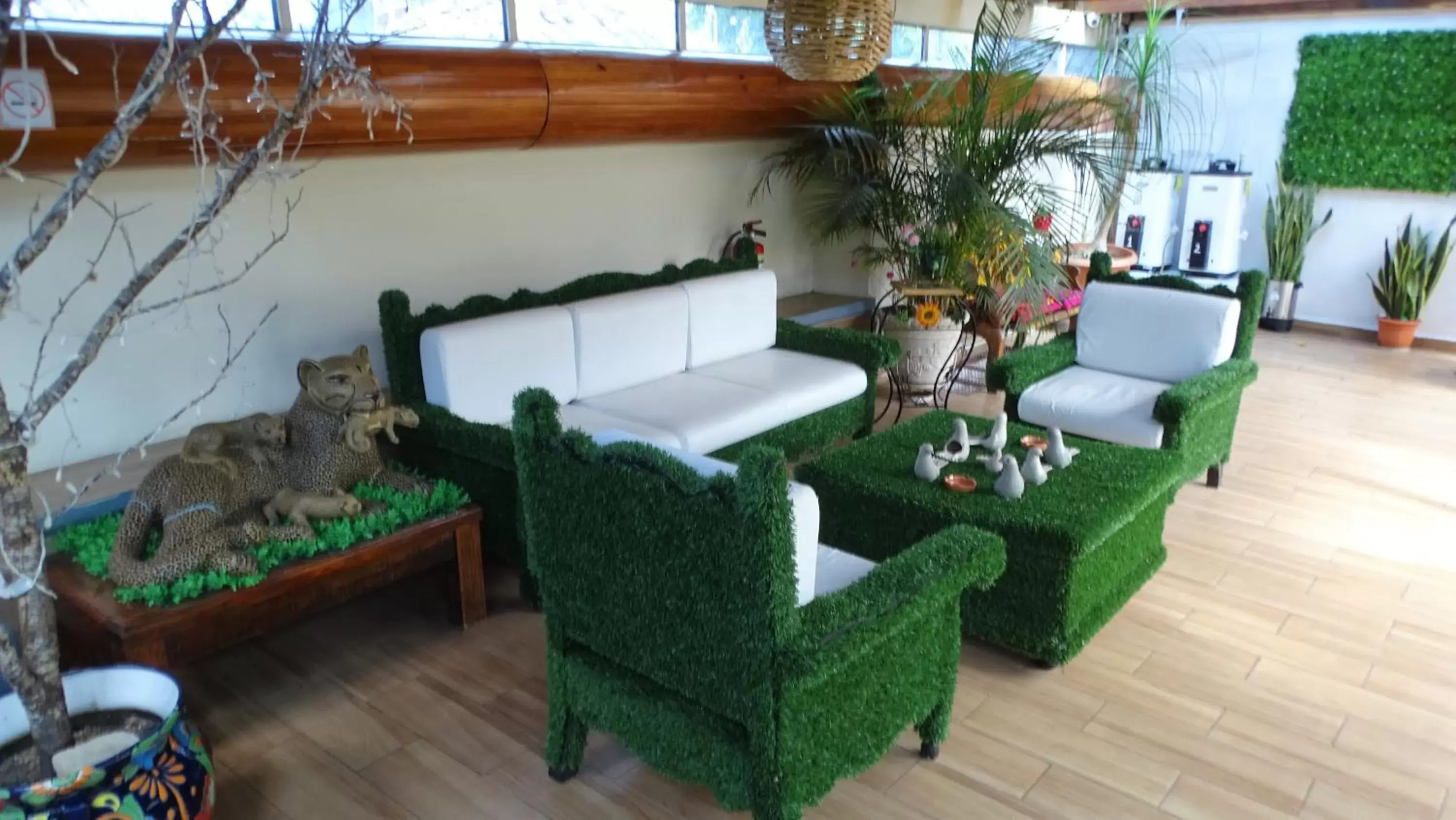 Seating area in Hotel Barrio Antiguo