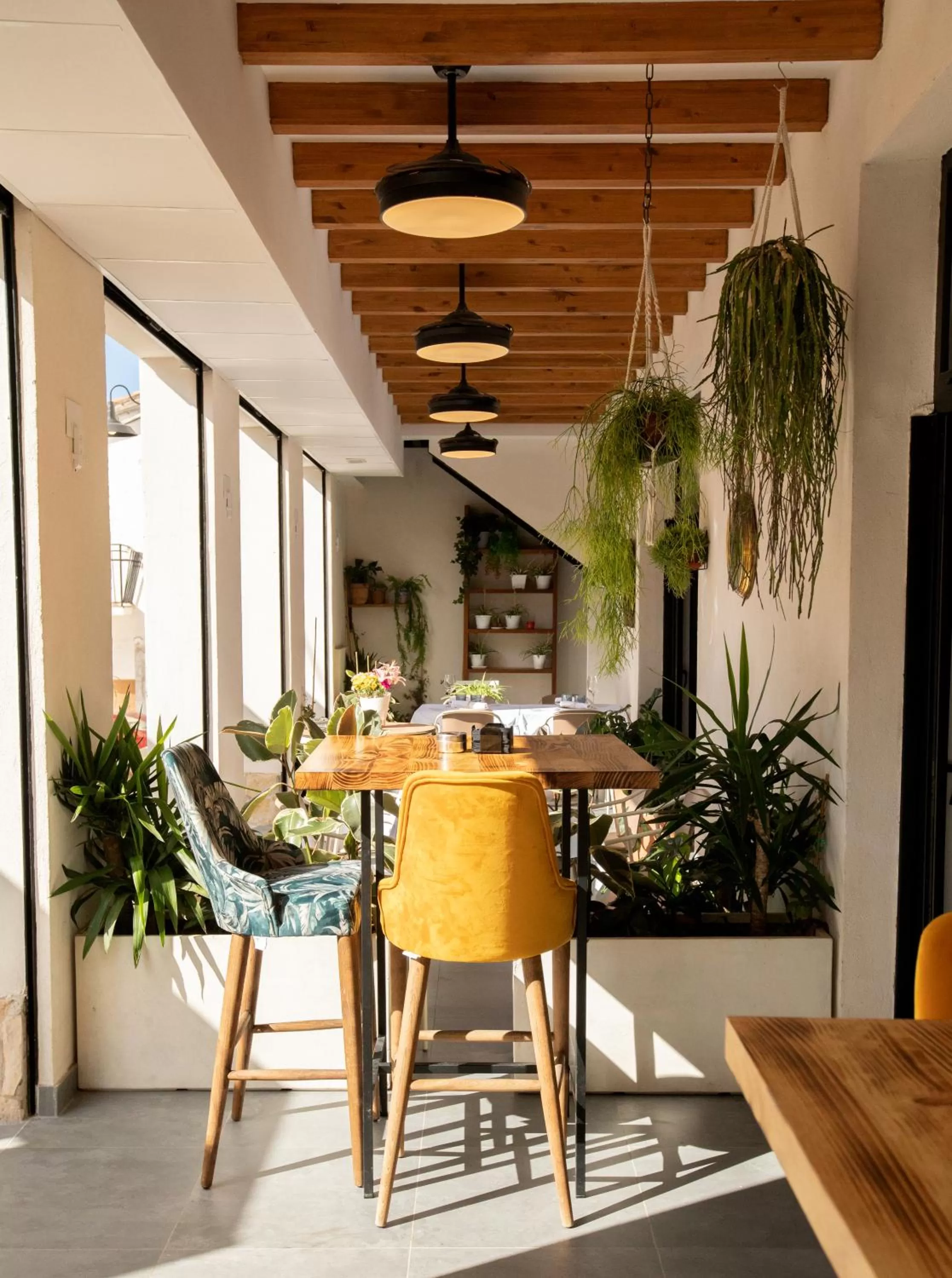 Balcony/Terrace, Restaurant/Places to Eat in la posada de consuelito