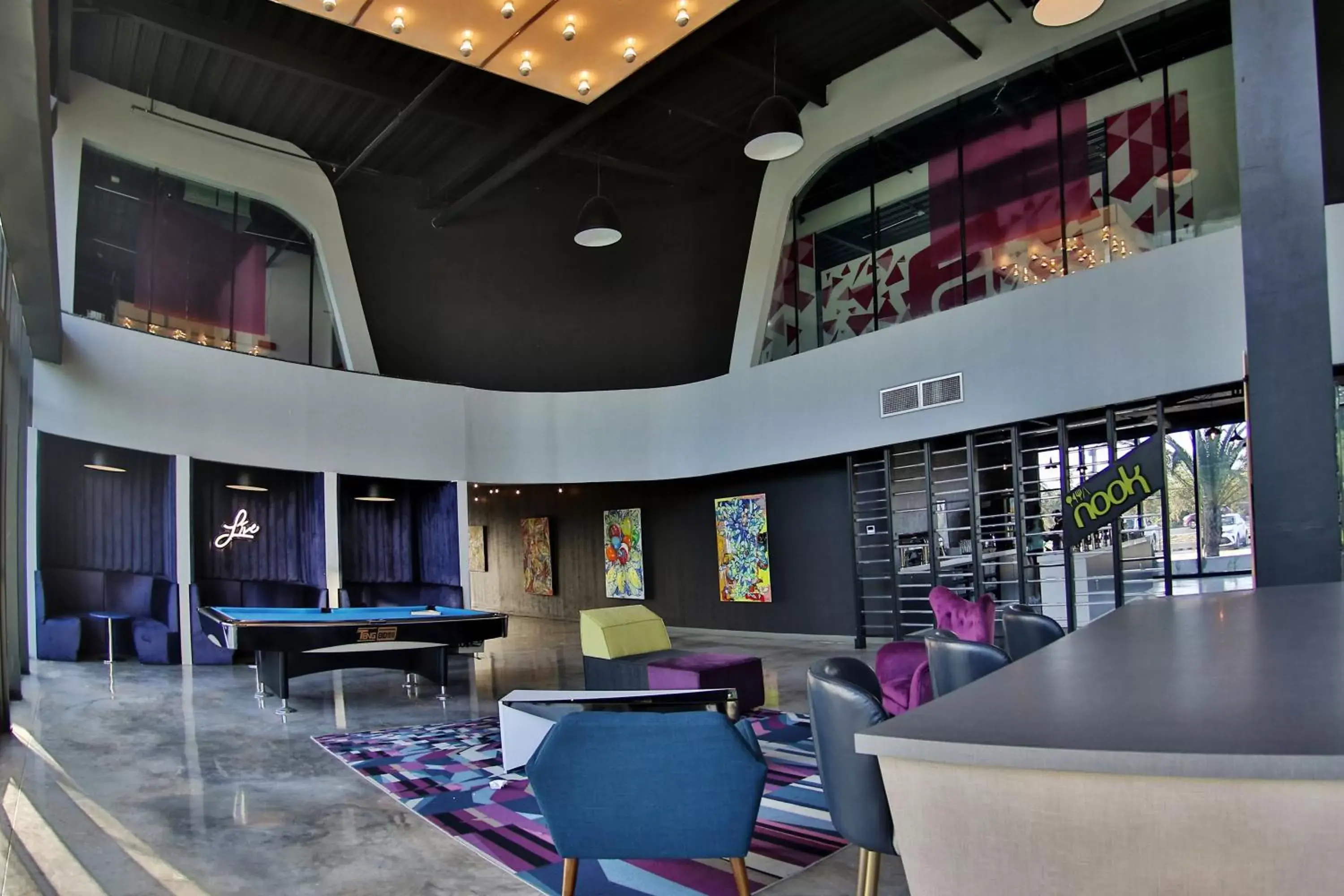 Restaurant/places to eat, Lounge/Bar in Aloft Ponce