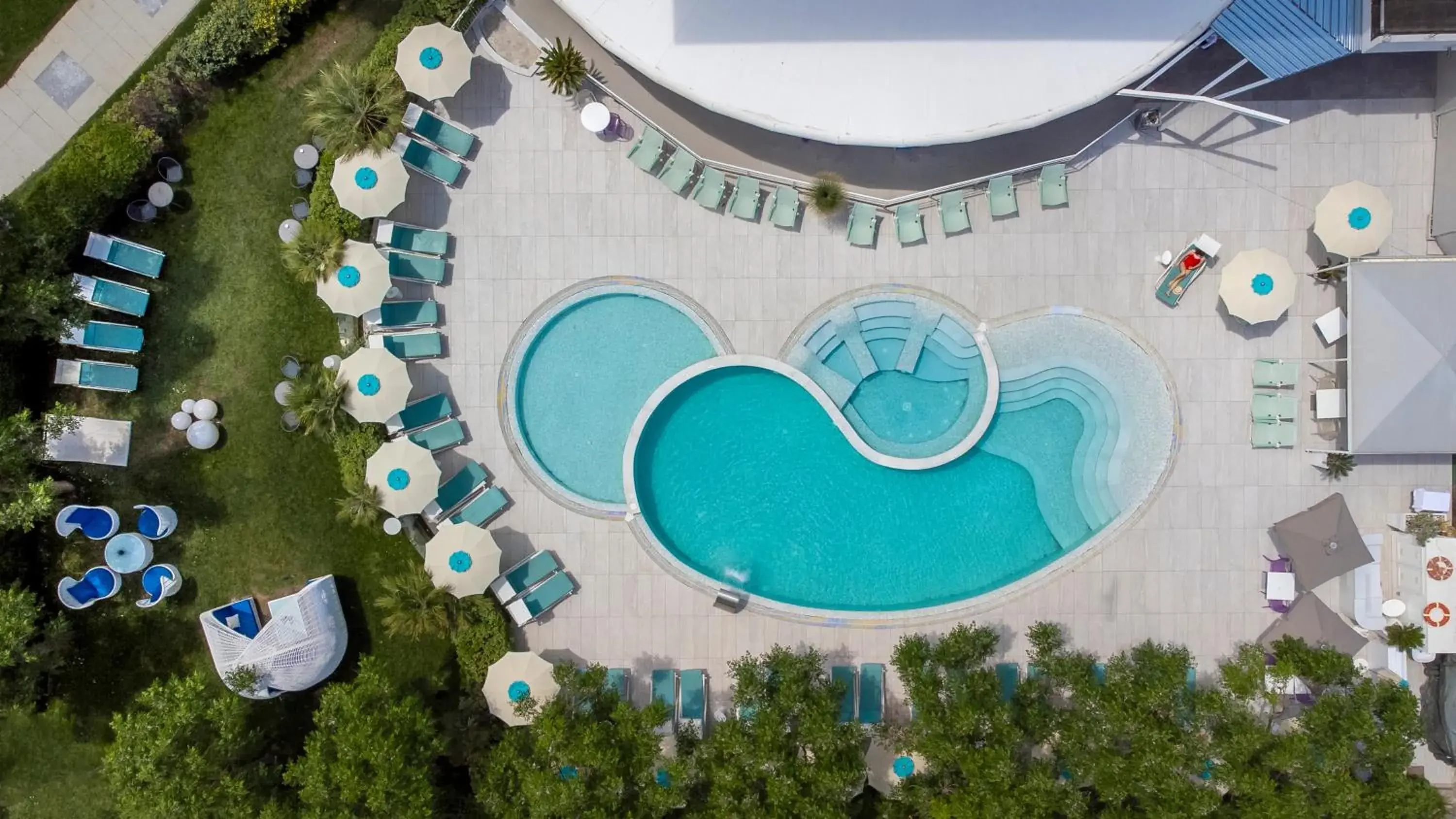 Pool View in Blu Suite Hotel