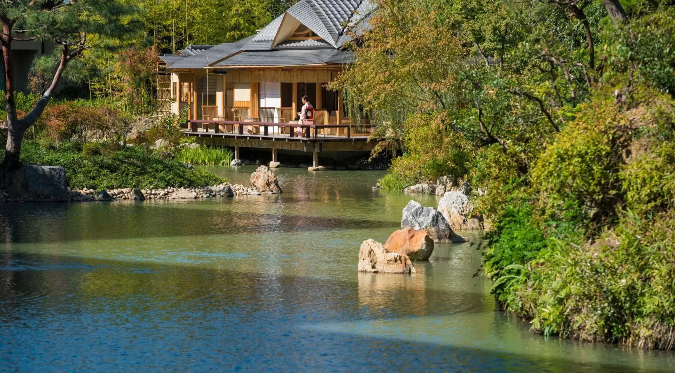 Property building in Four Seasons Hotel Kyoto