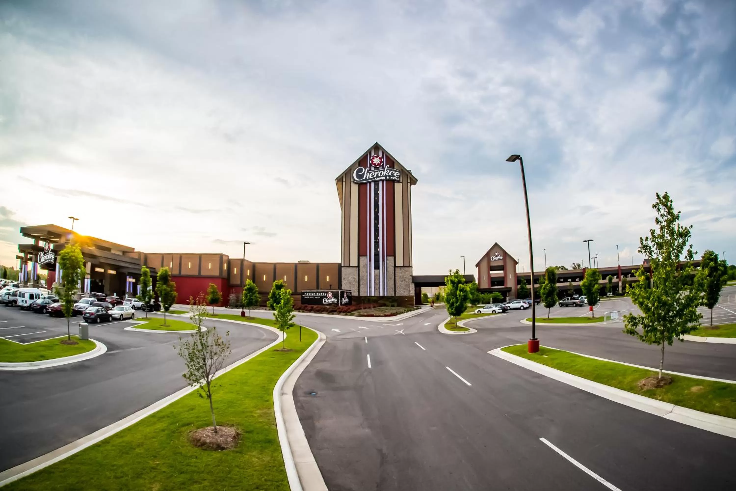 Property building in Cherokee Casino Hotel Roland