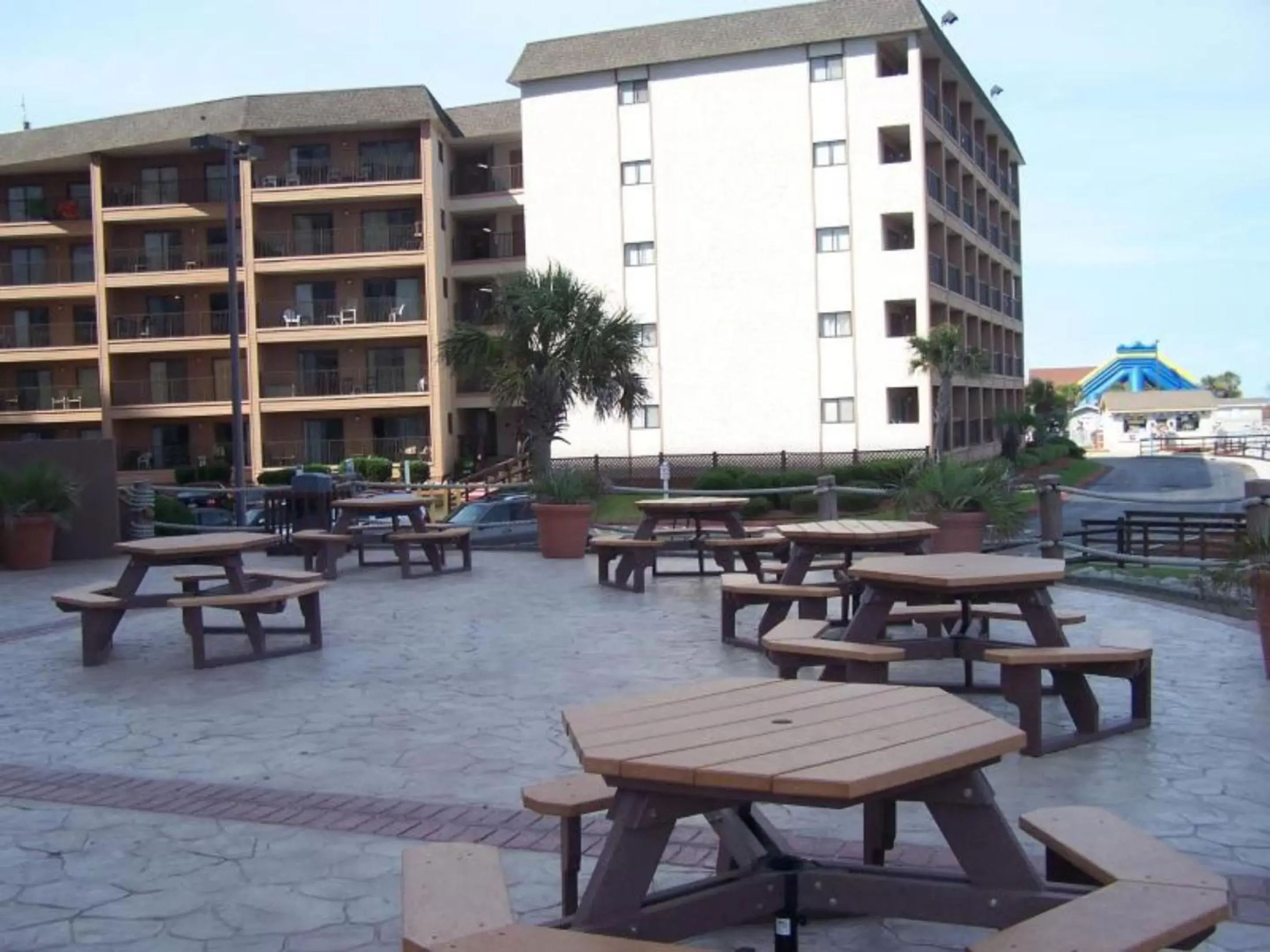 Patio, Property Building in Myrtle Beach Resort