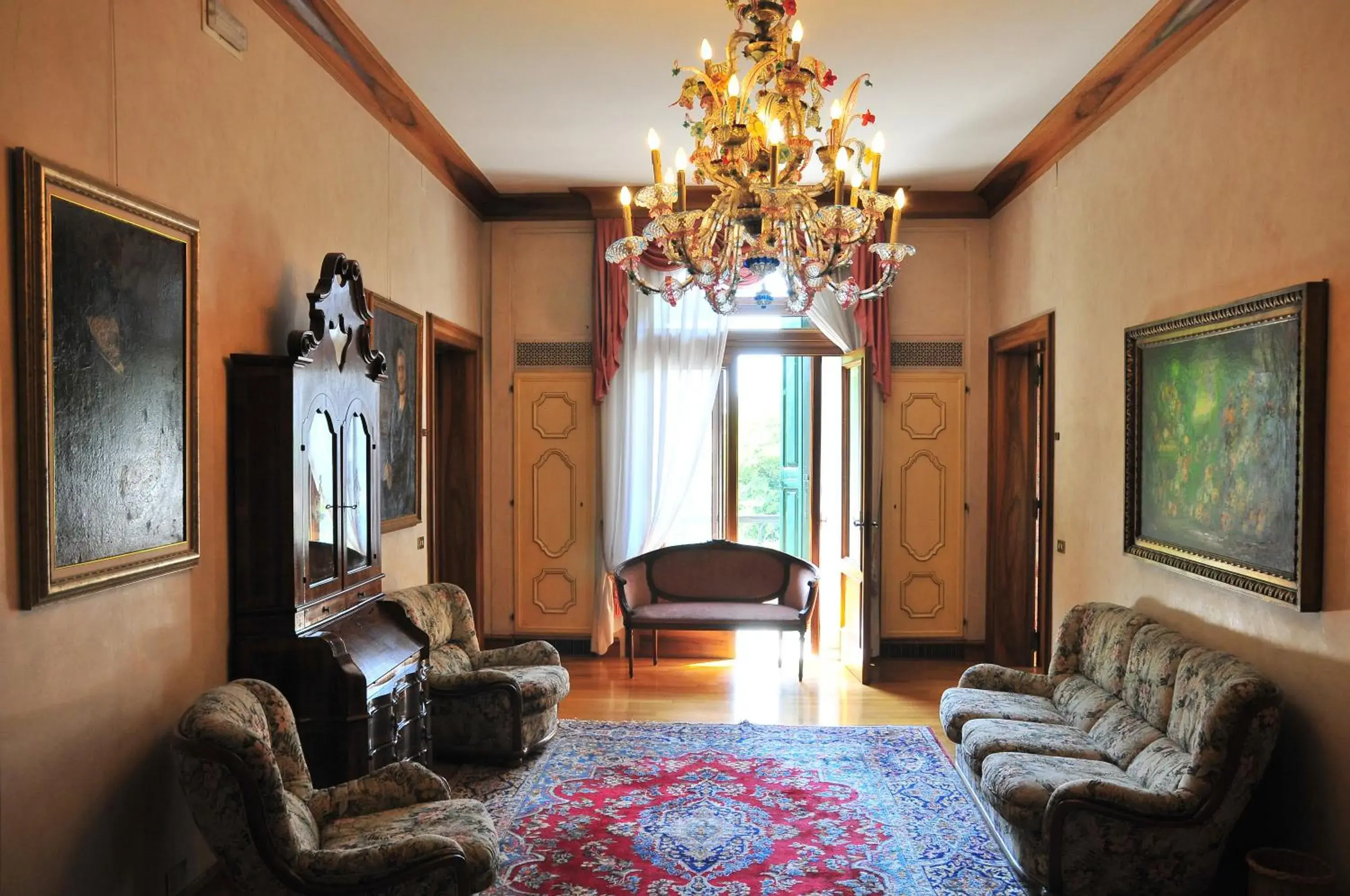 View (from property/room), Seating Area in Park Hotel Villa Giustinian