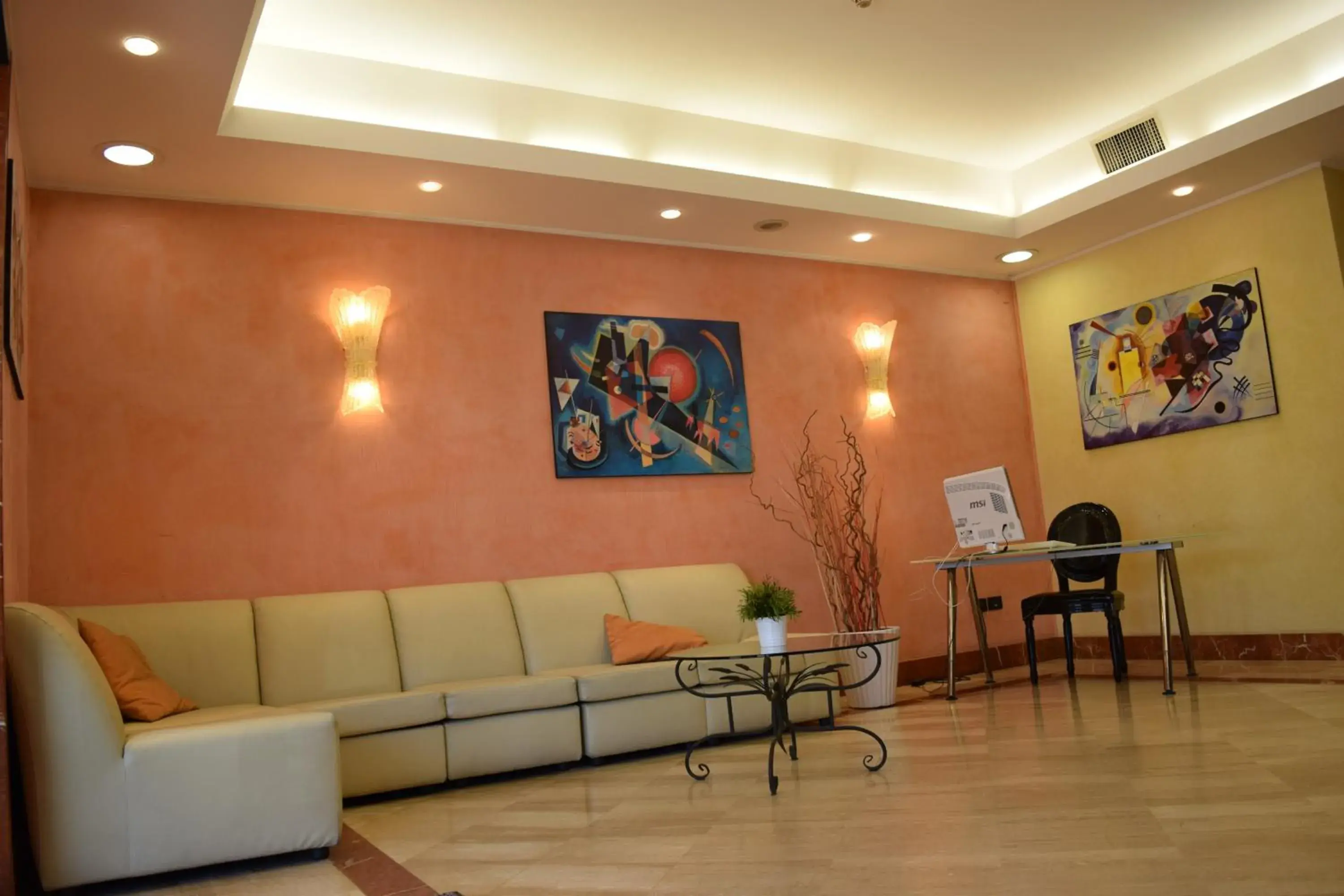 Lobby or reception, Seating Area in Hotel President Pomezia
