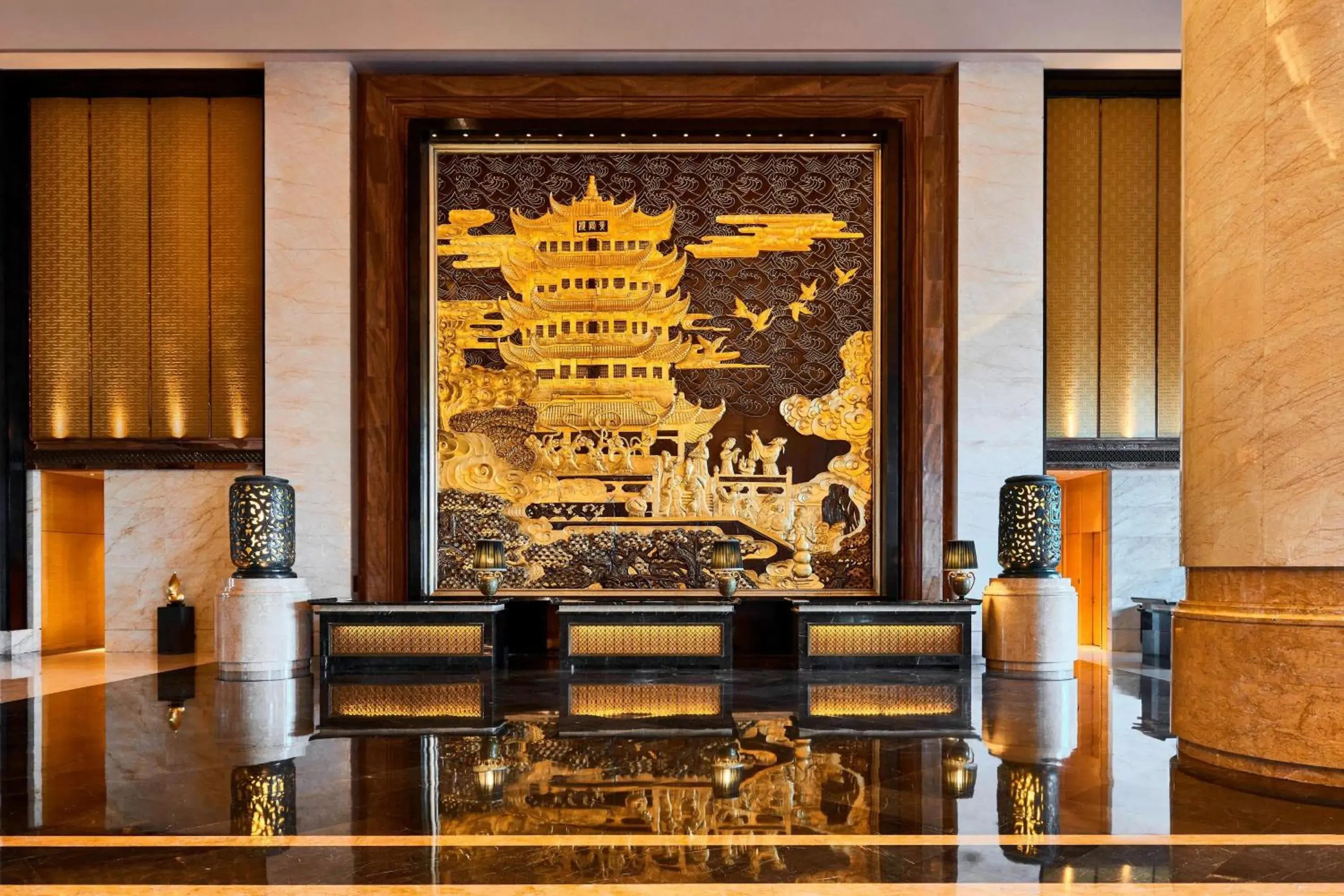 Lobby or reception in The Westin Wuhan Wuchang