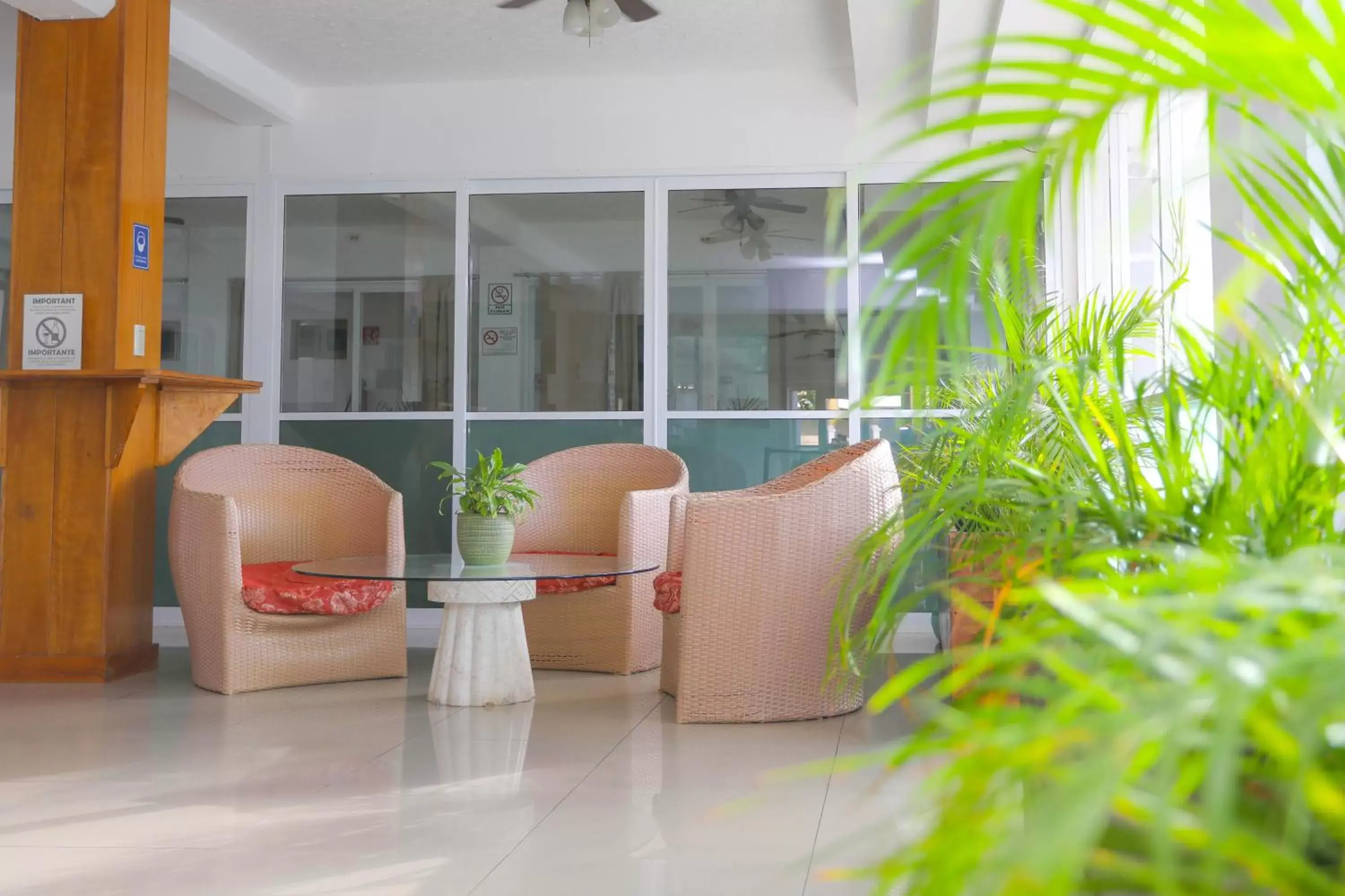 Living room in Terracaribe Hotel Boutique