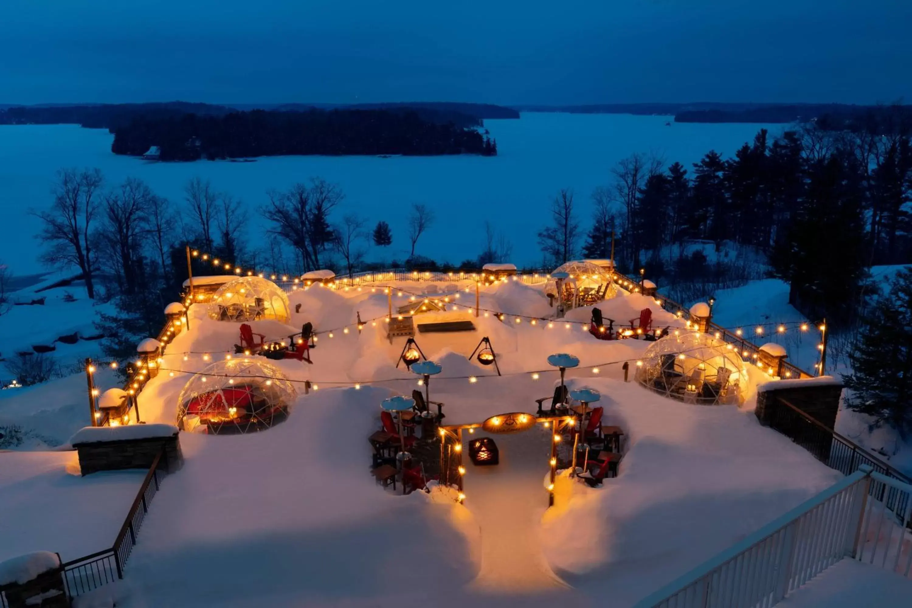 Restaurant/places to eat, Bird's-eye View in JW Marriott The Rosseau Muskoka Resort & Spa