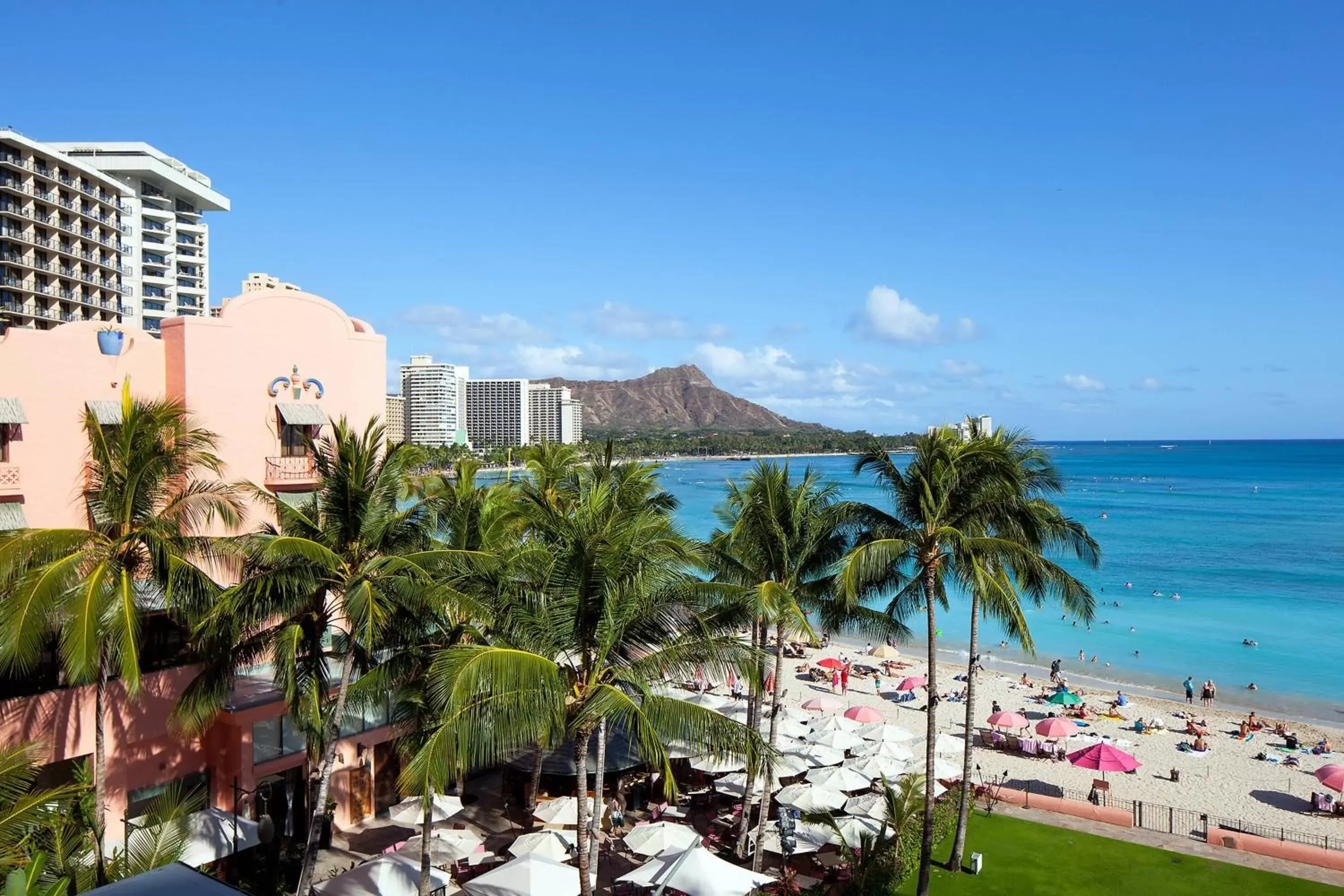 Property building in The Royal Hawaiian, A Luxury Collection Resort, Waikiki