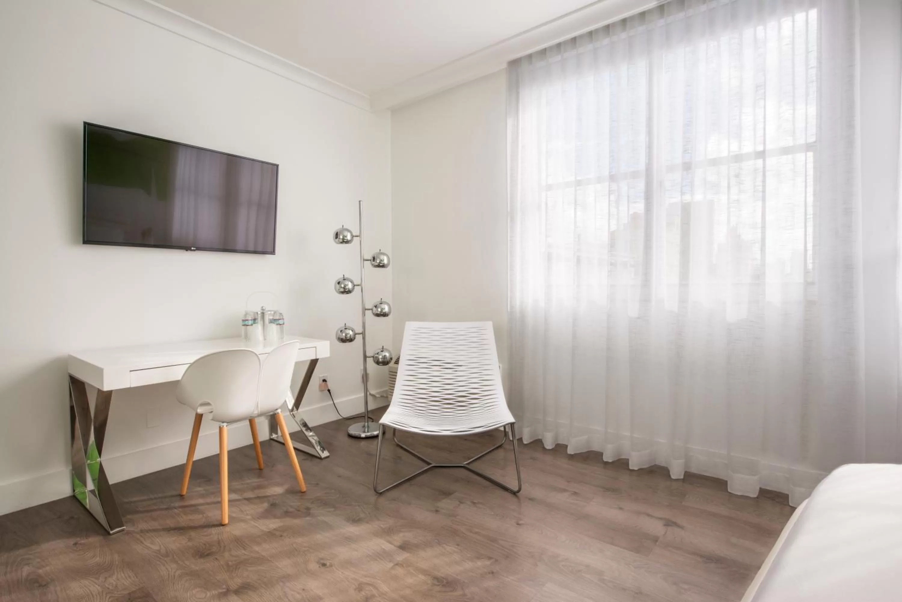 Seating area in President Hotel