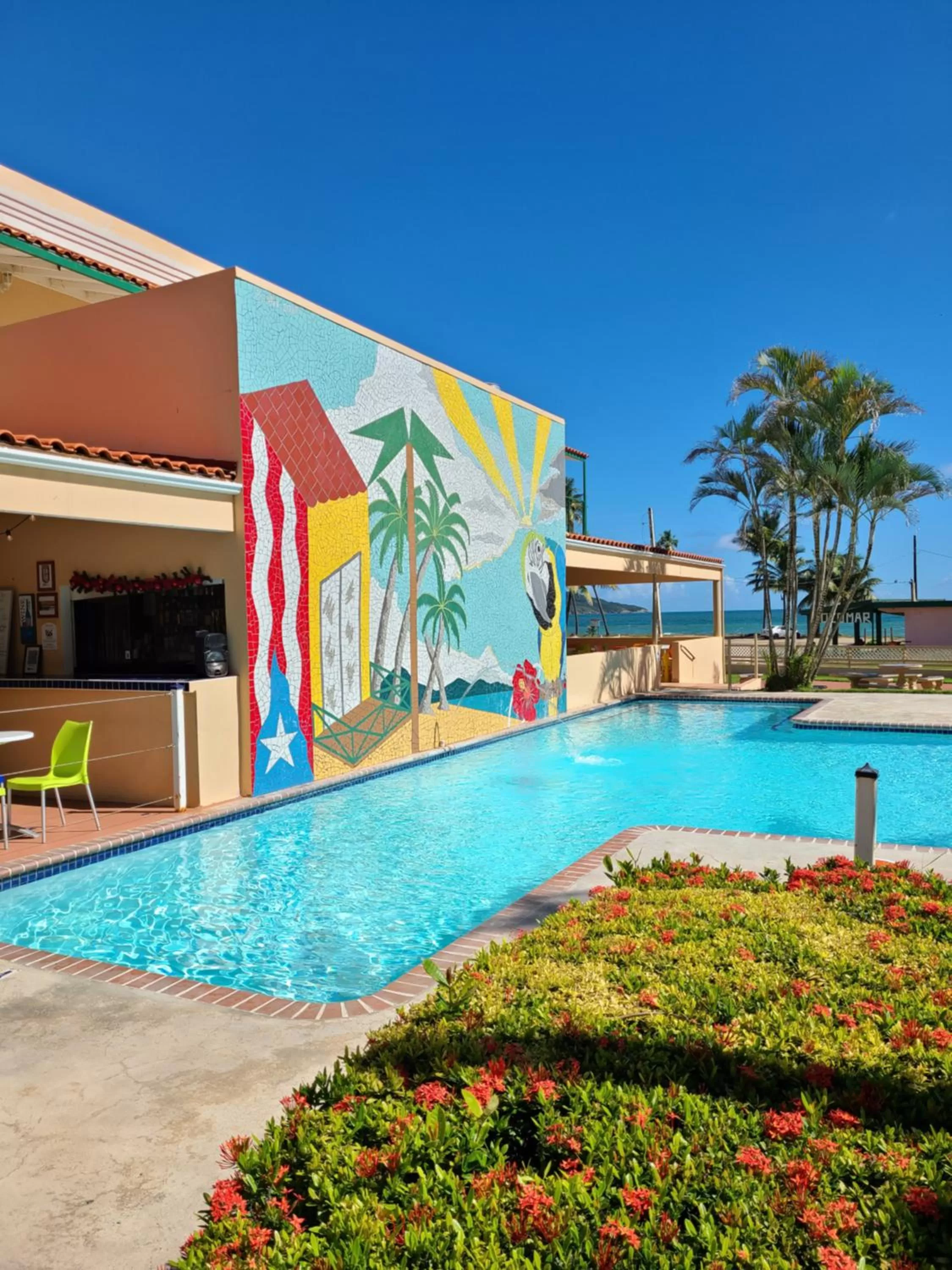 Swimming pool in Parador Palmas de Lucia