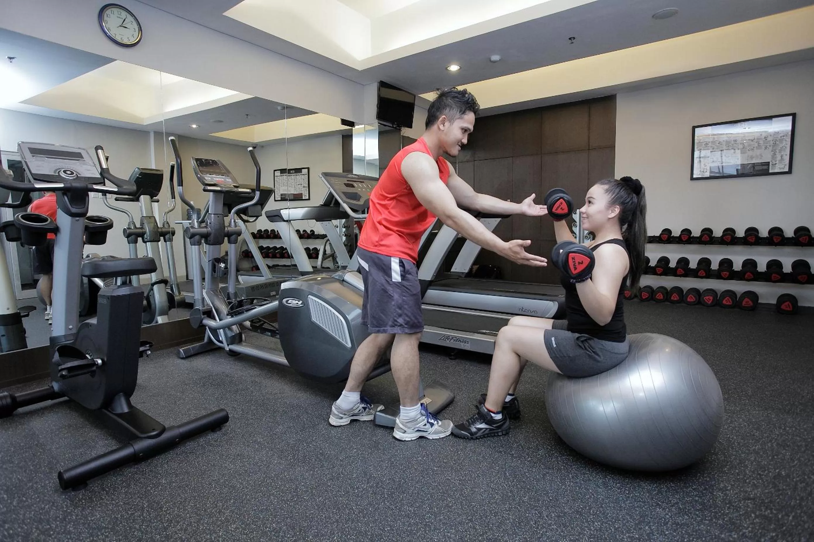 Fitness centre/facilities in Swiss-Belinn Balikpapan
