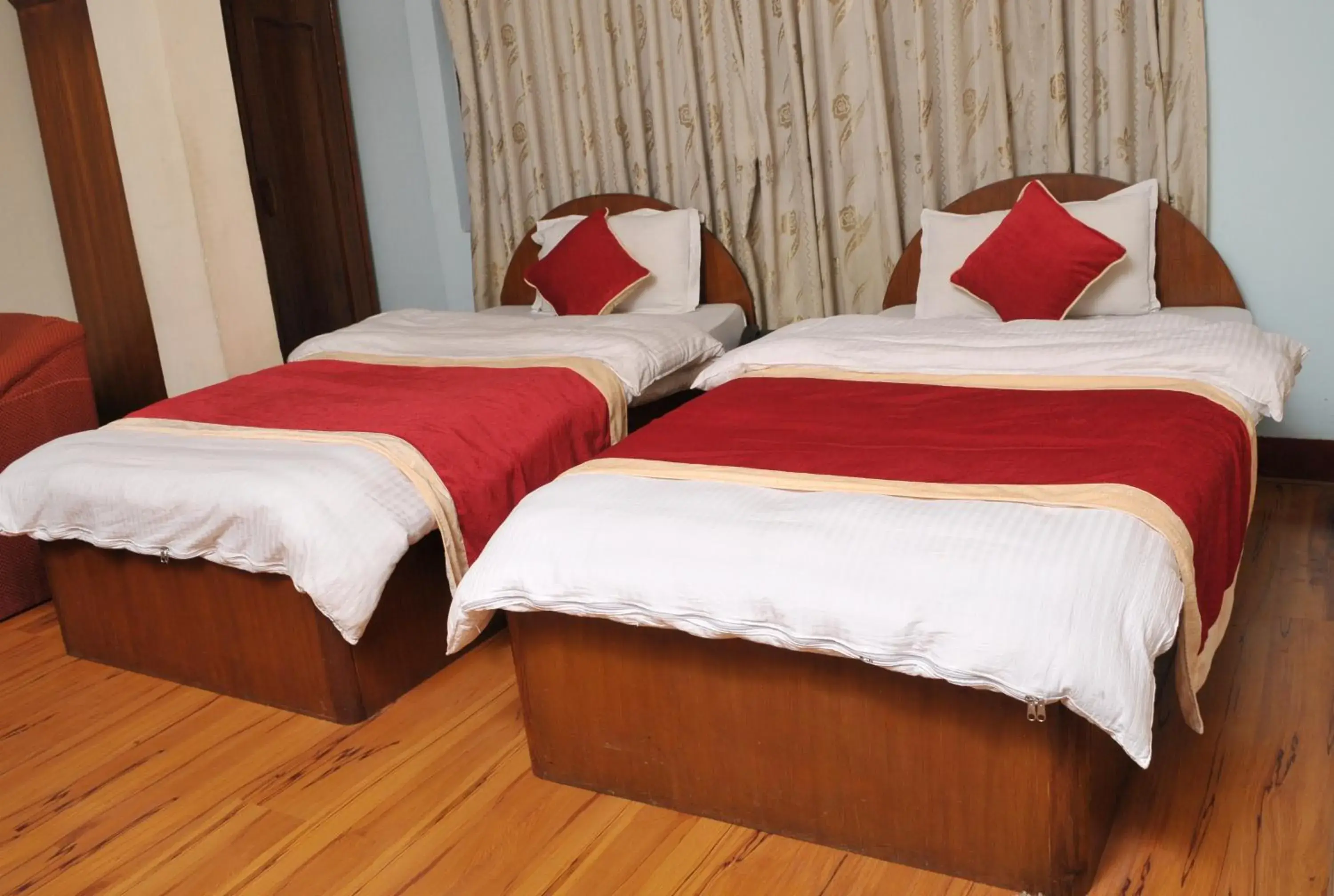 Photo of the whole room, Bed in Hotel Brihaspati