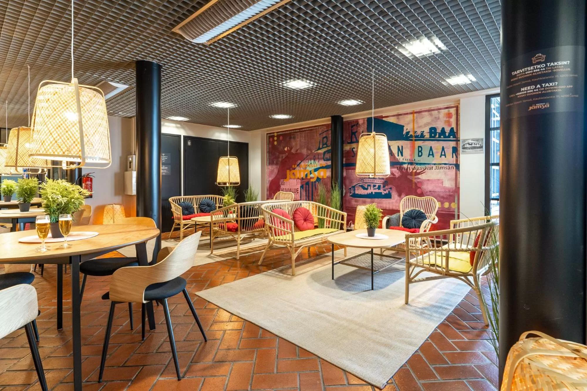 Lobby or reception in Hotelli Jämsä