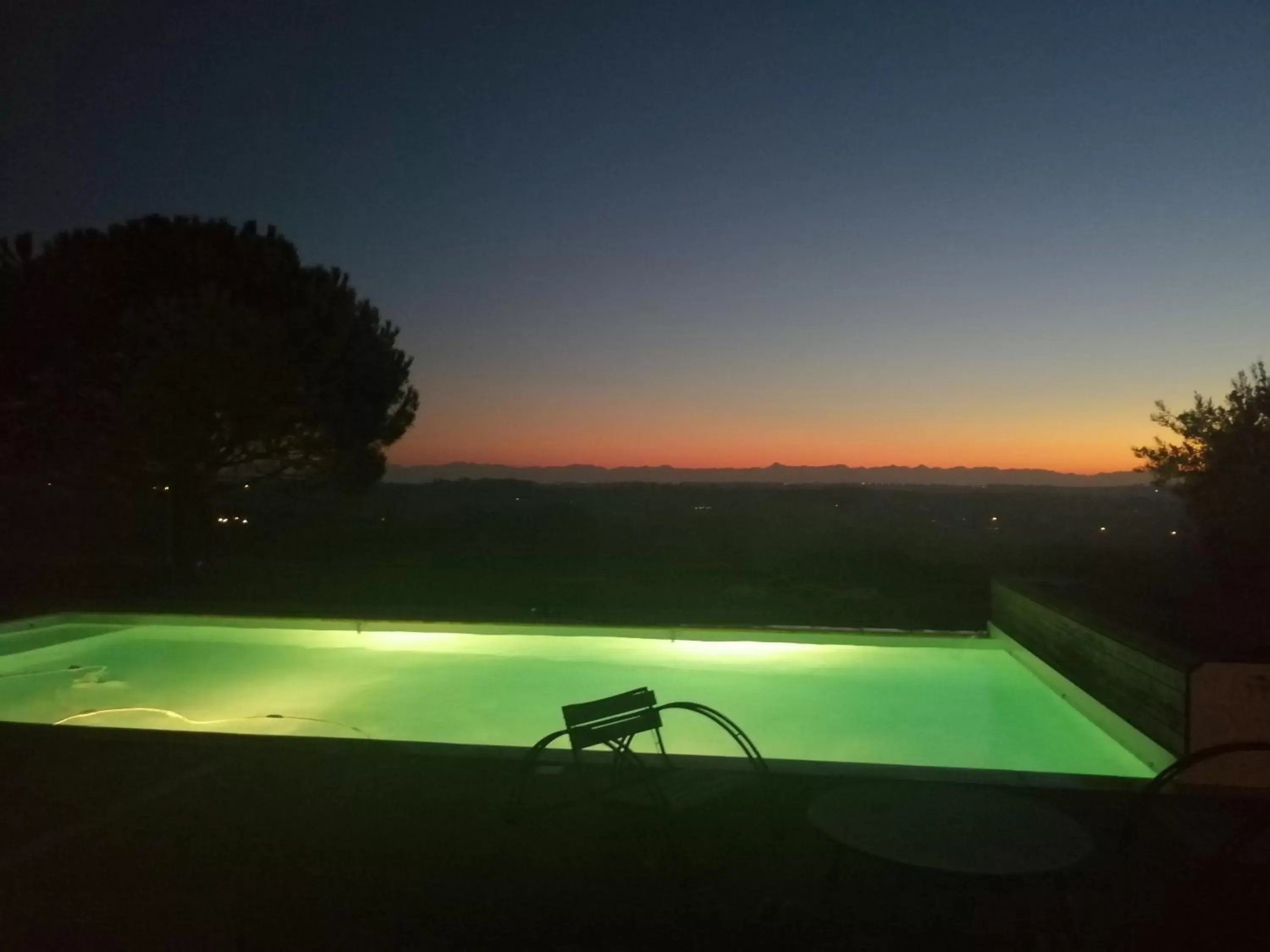 Natural landscape, Swimming Pool in Domaine de Cayre