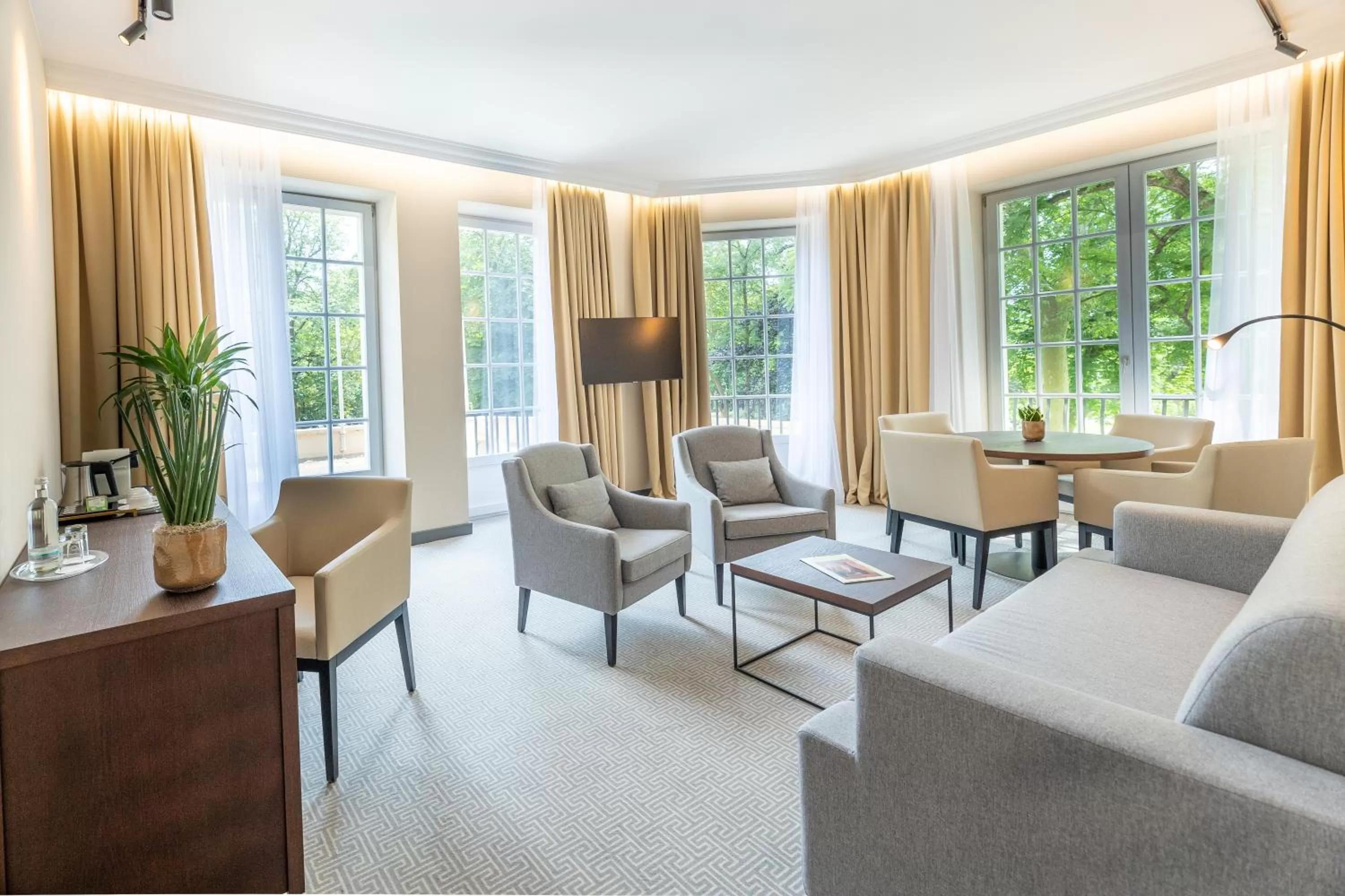 Living room in Parkhotel Kurhaus