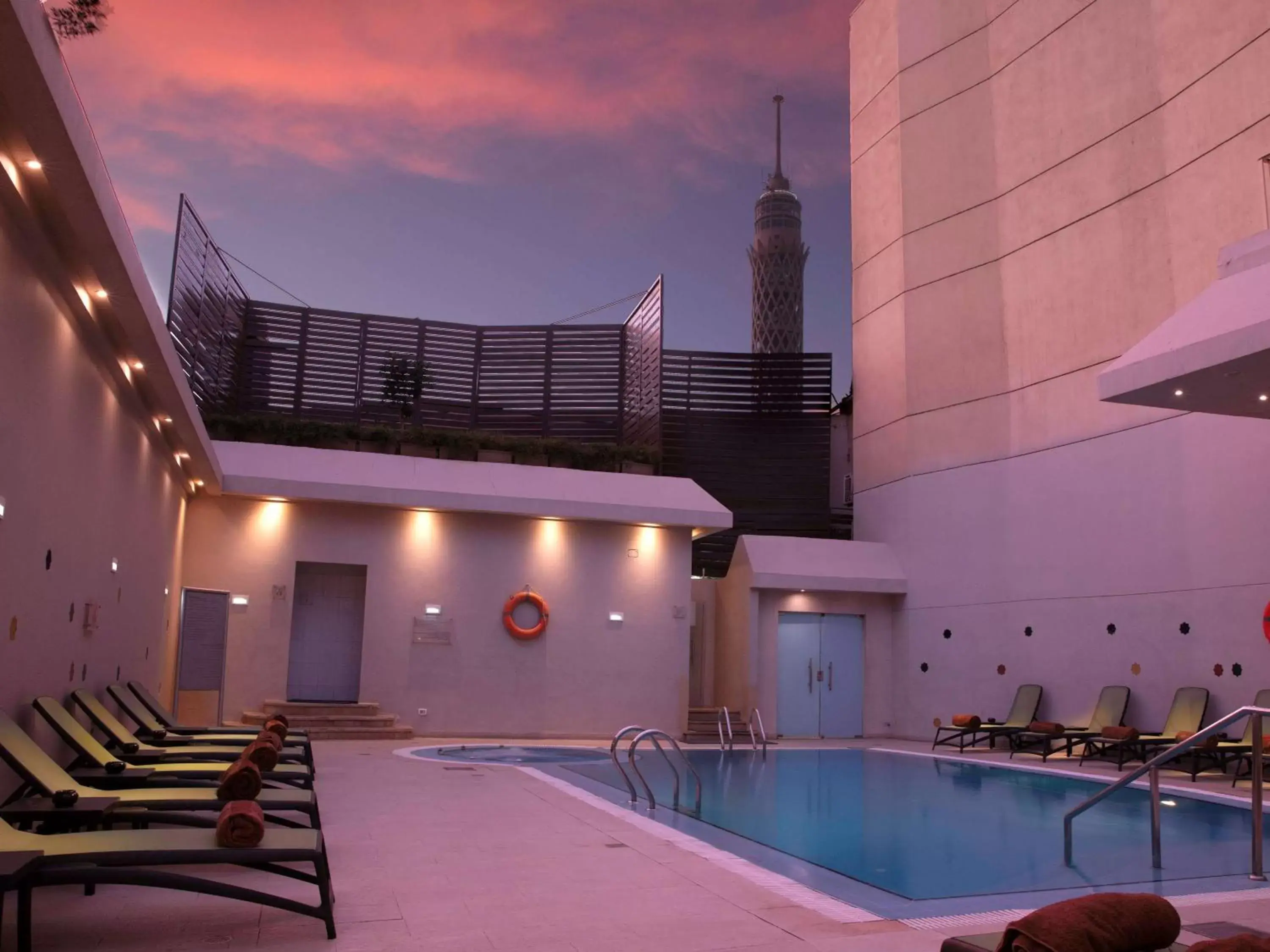 On site, Swimming Pool in Hotel Novotel Cairo El Borg