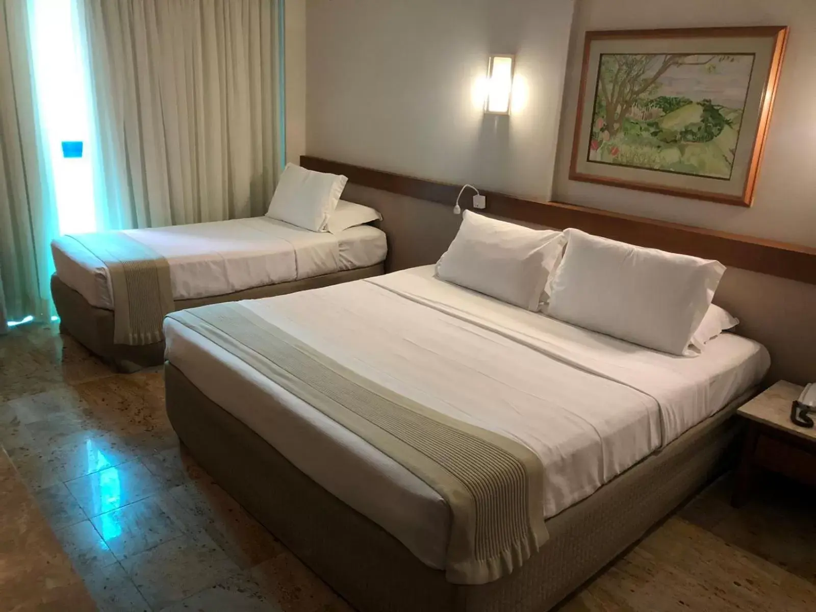 Bed in Hotel Atlante Plaza