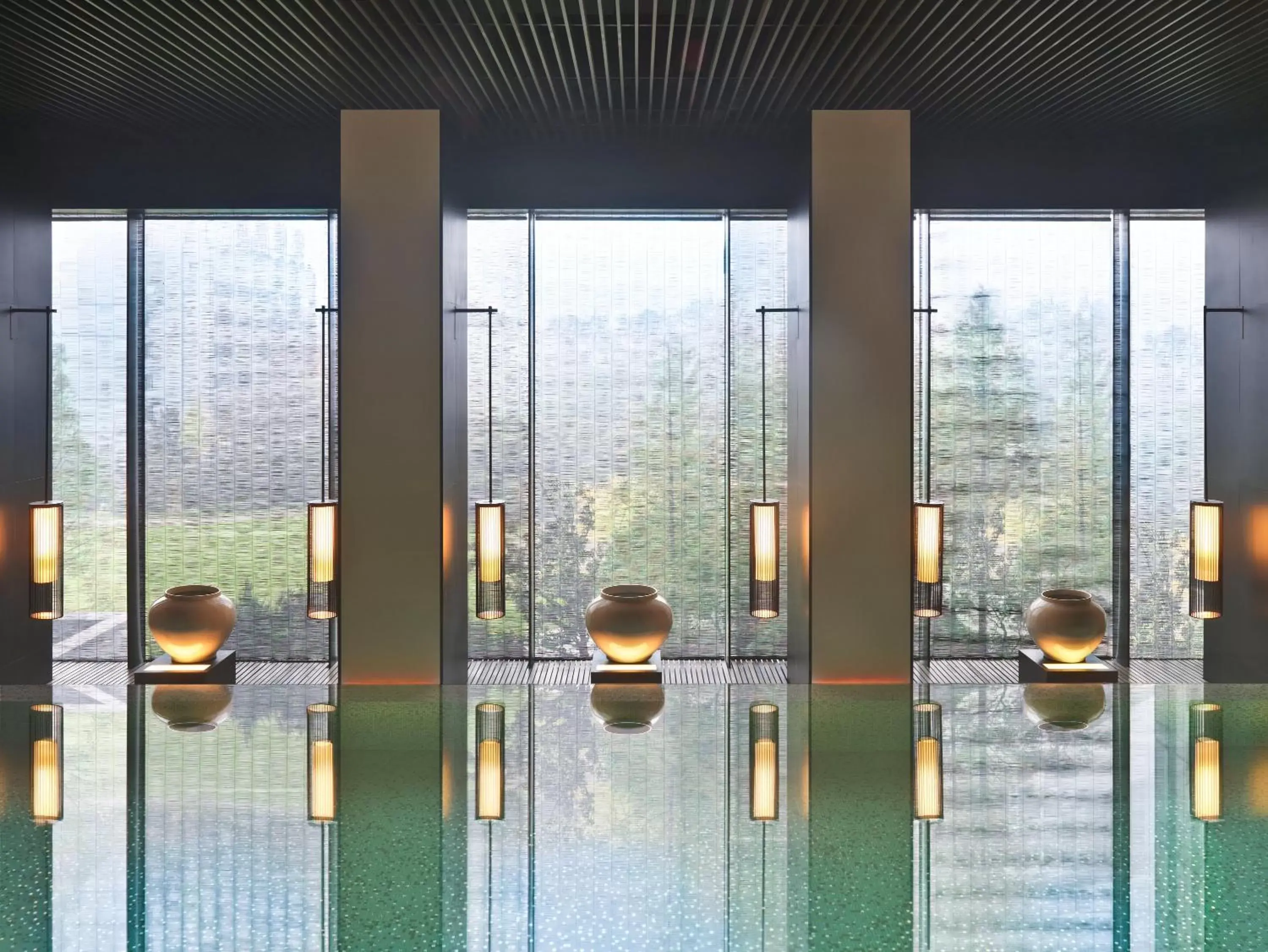 Swimming pool in The Puli Hotel And Spa