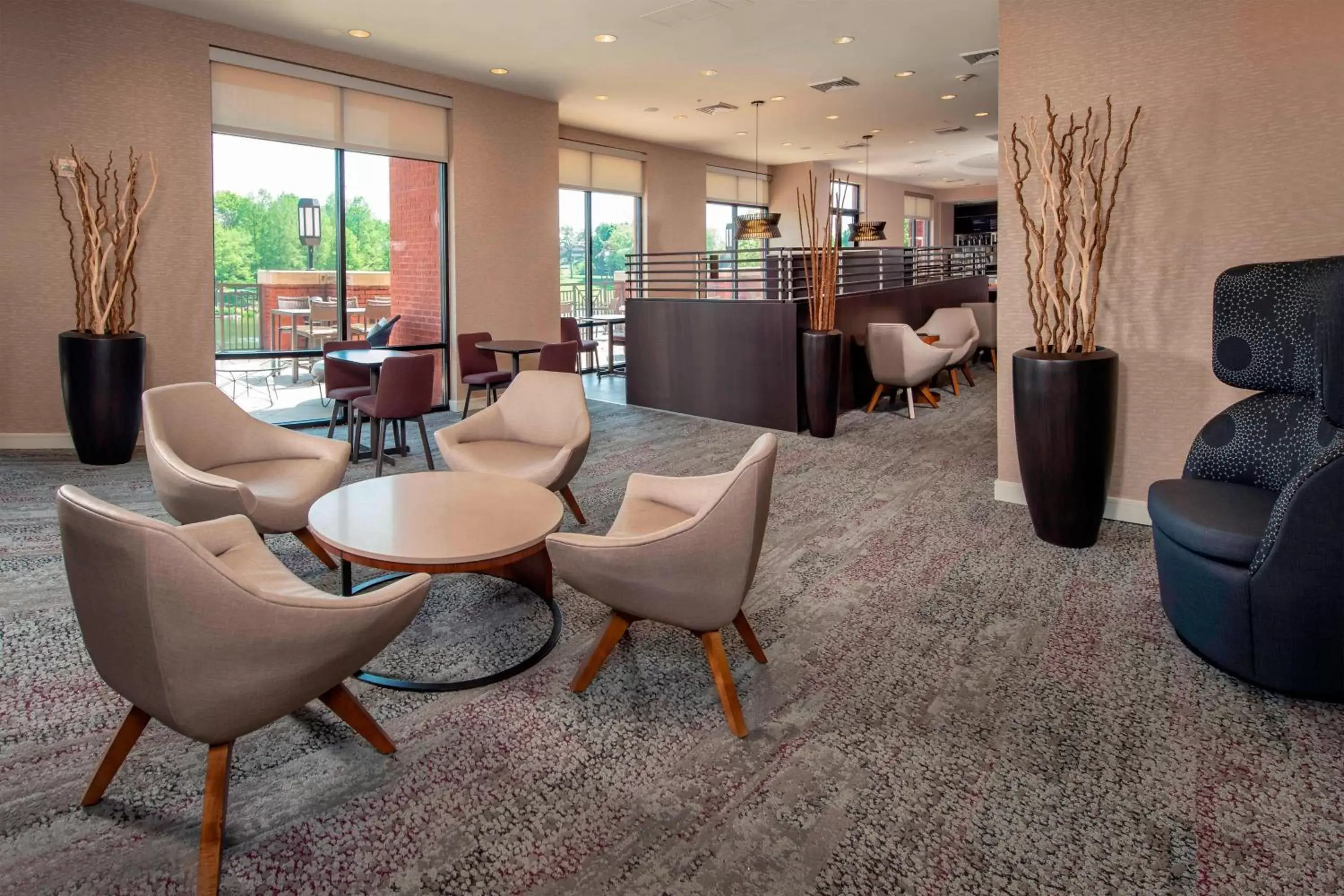 Lounge or bar, Lounge/Bar in Courtyard by Marriott Gaithersburg Washingtonian Center