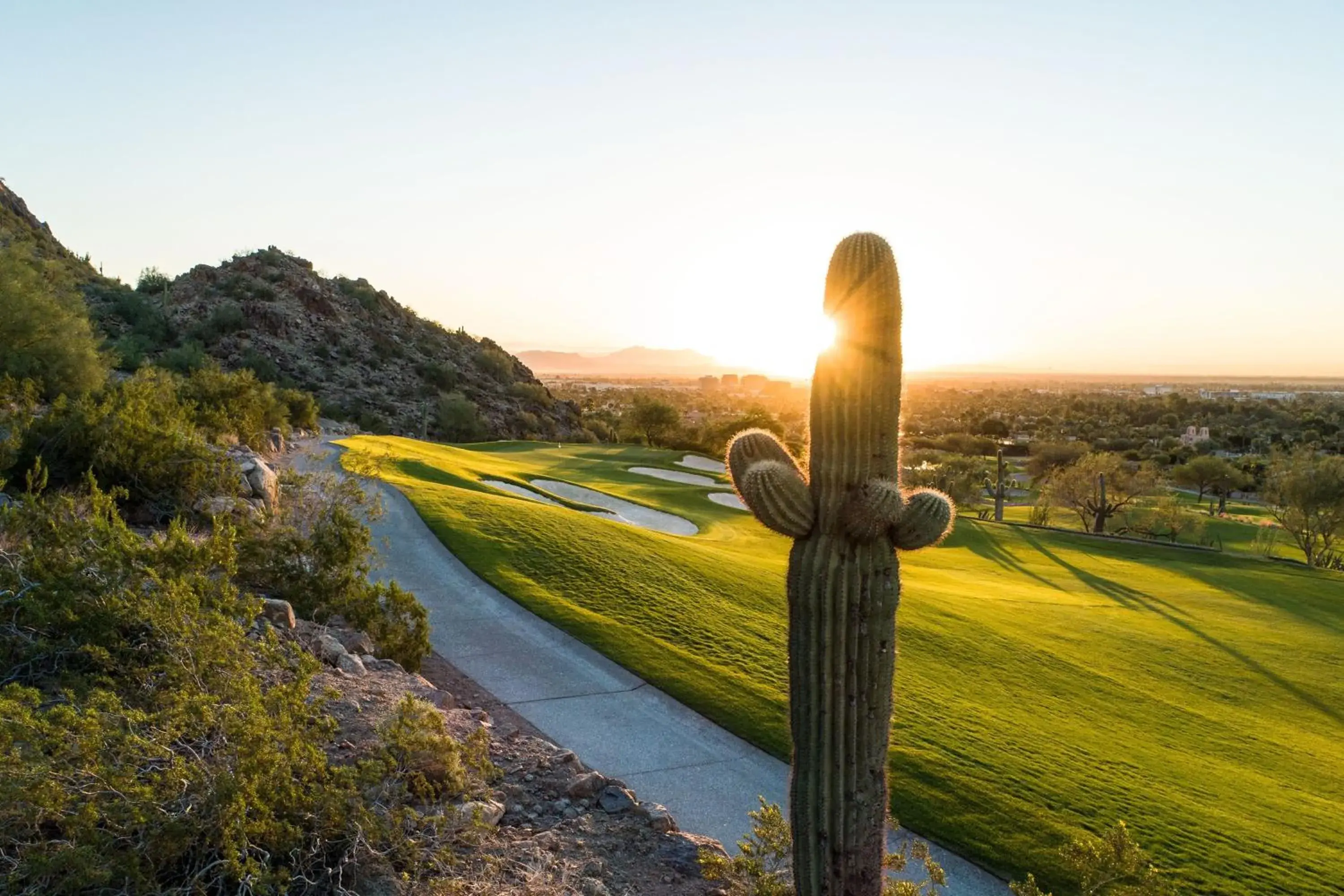 Golfcourse in The Canyon Suites At The Phoenician, A Luxury Collection Resort