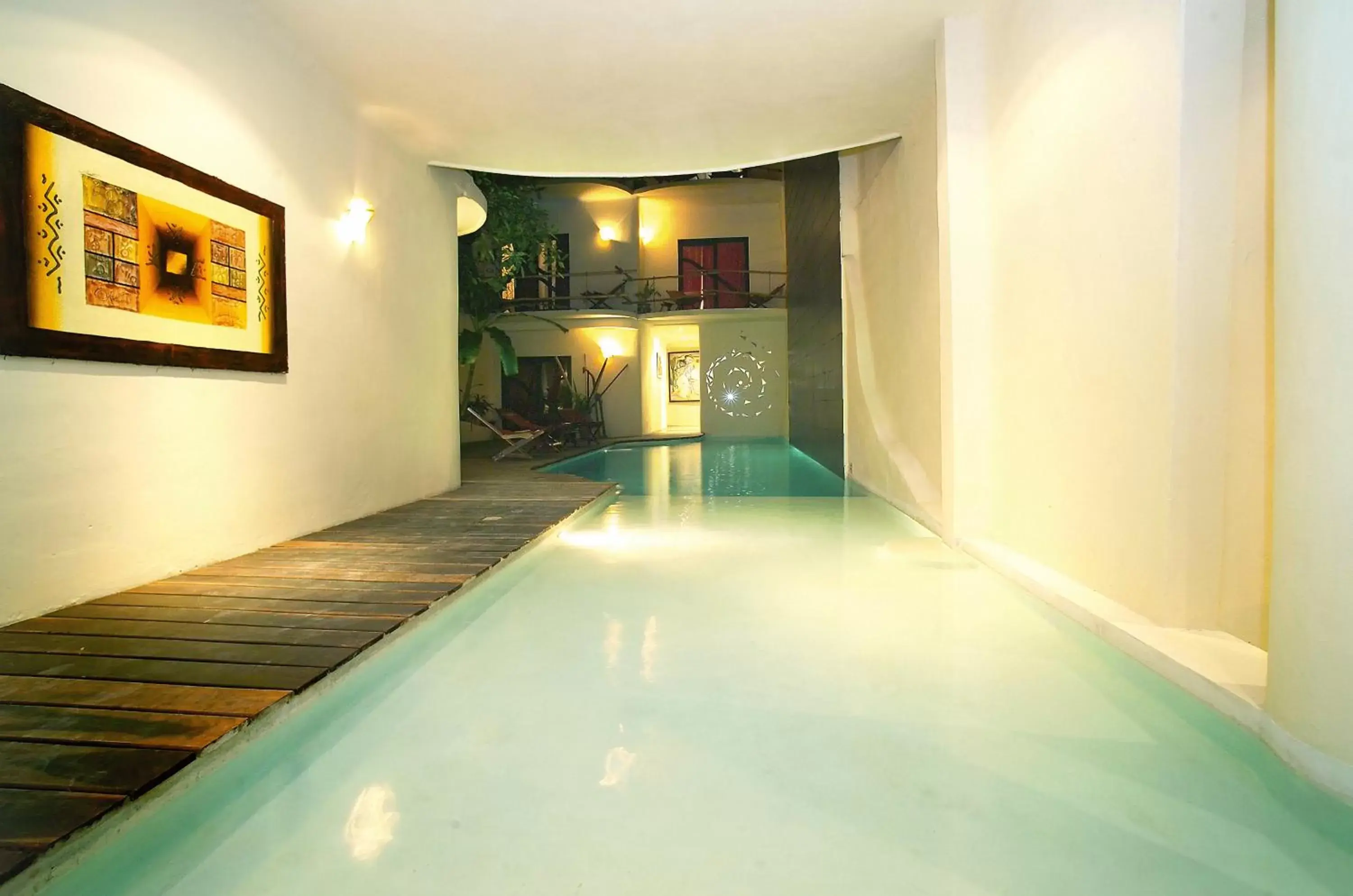 Pool view in Kinbe Hotel Boutique Pool view in Kinbe Hotel Boutique