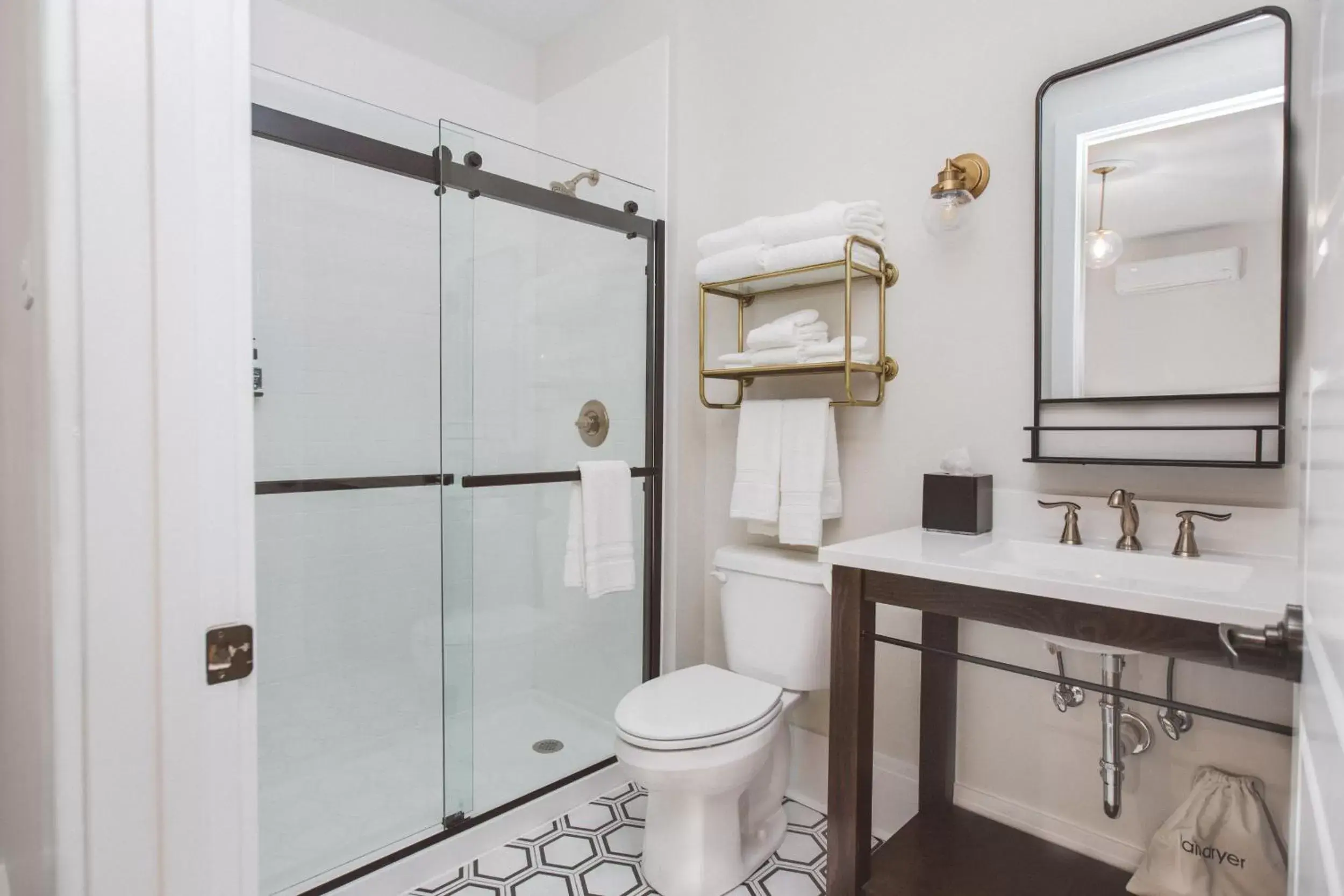 Bathroom in Hancock House