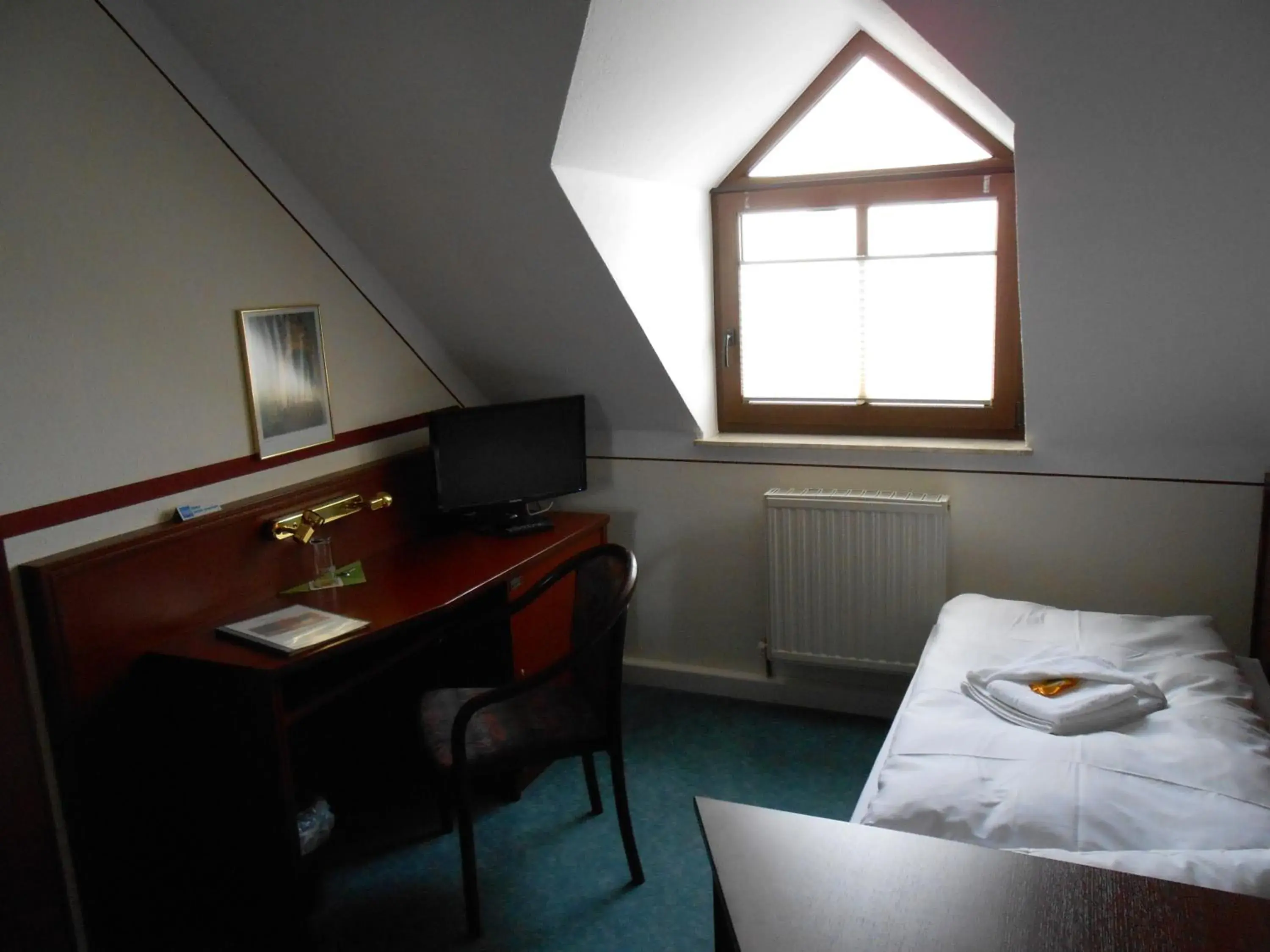 Photo of the whole room, TV/Entertainment Center in Hotel Weisse Elster