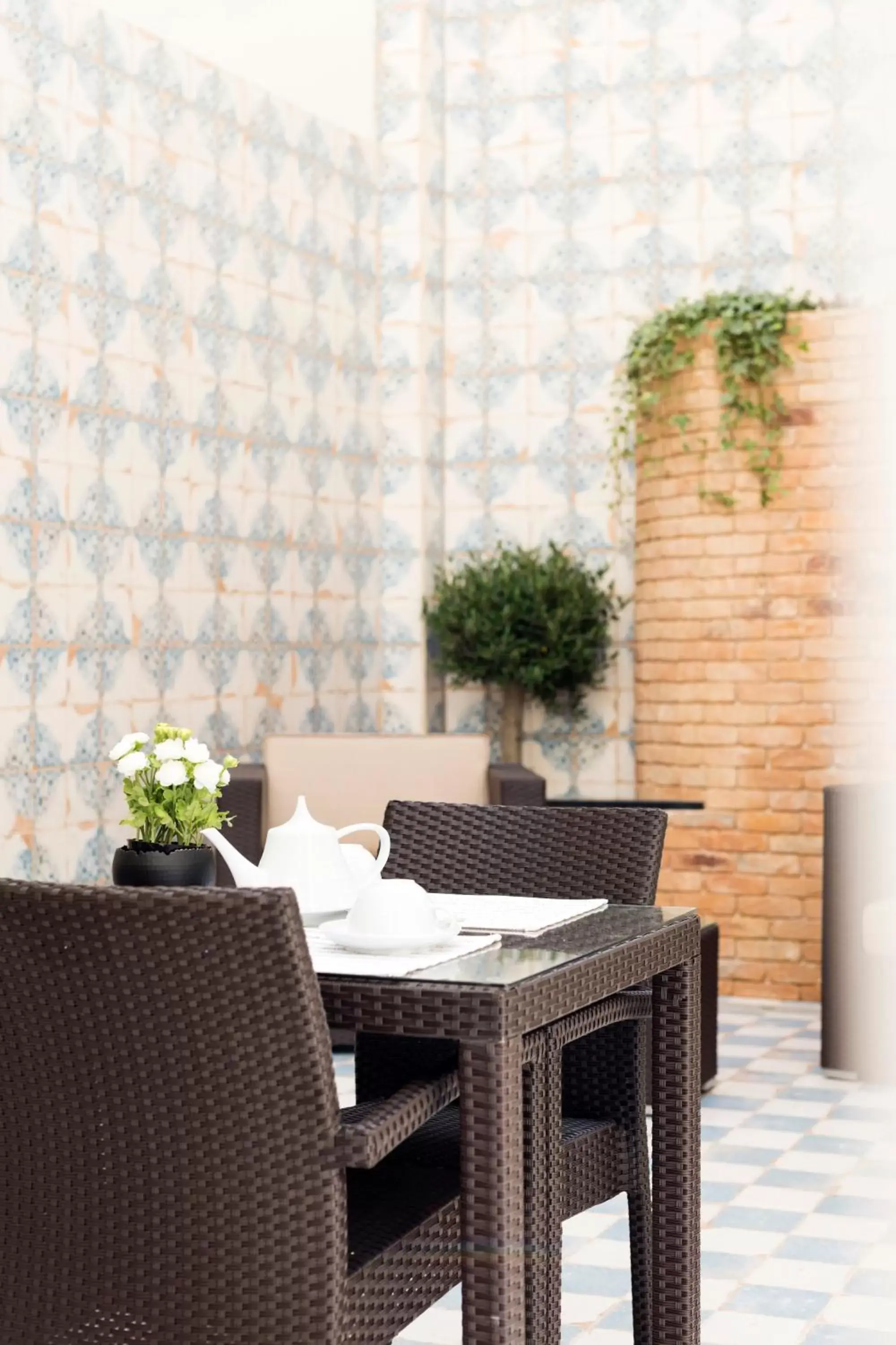 Balcony/Terrace in Hotel Porto Mar