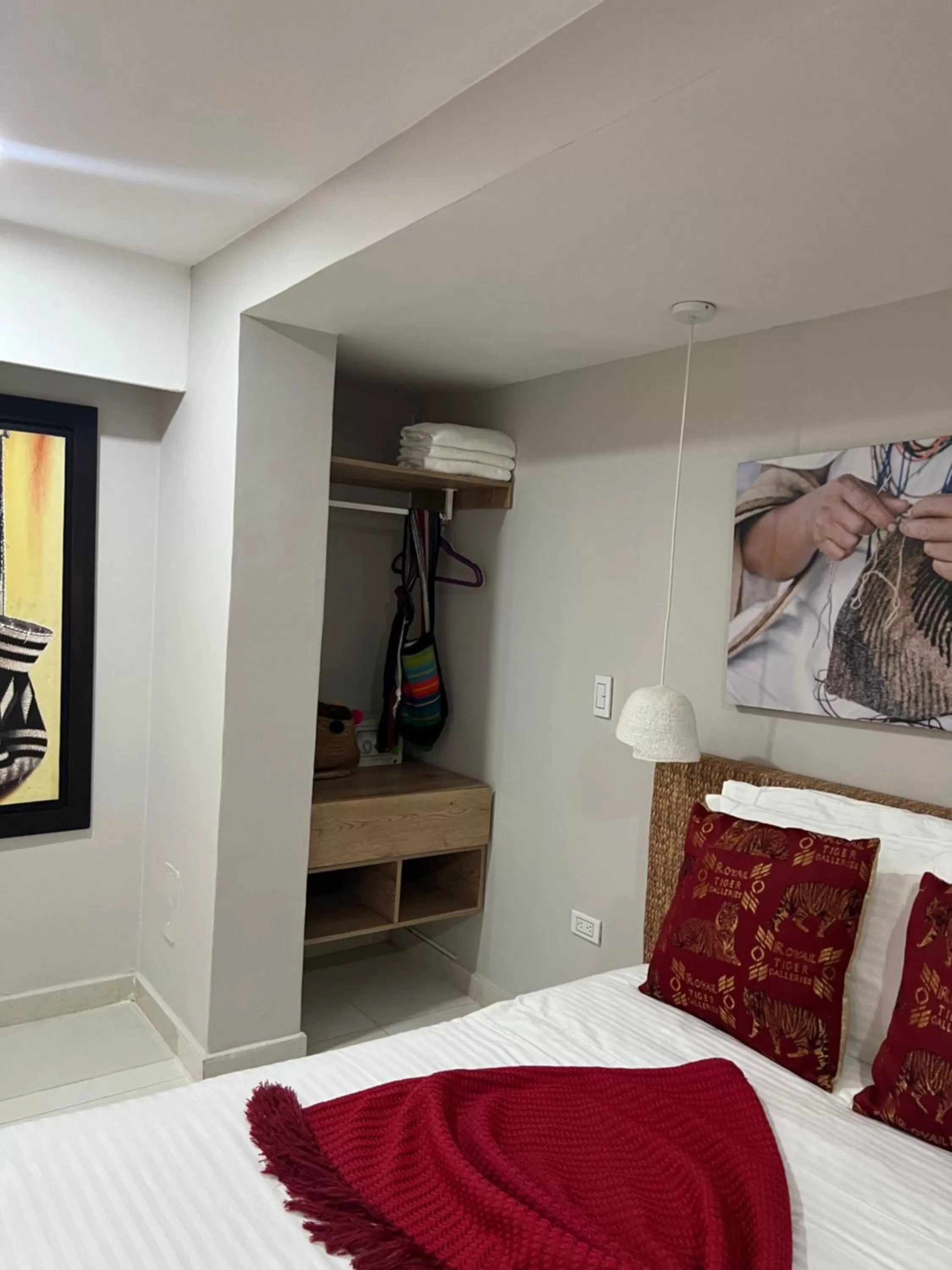 Bed in Hotel Boutique Casa chunuu Santa Marta