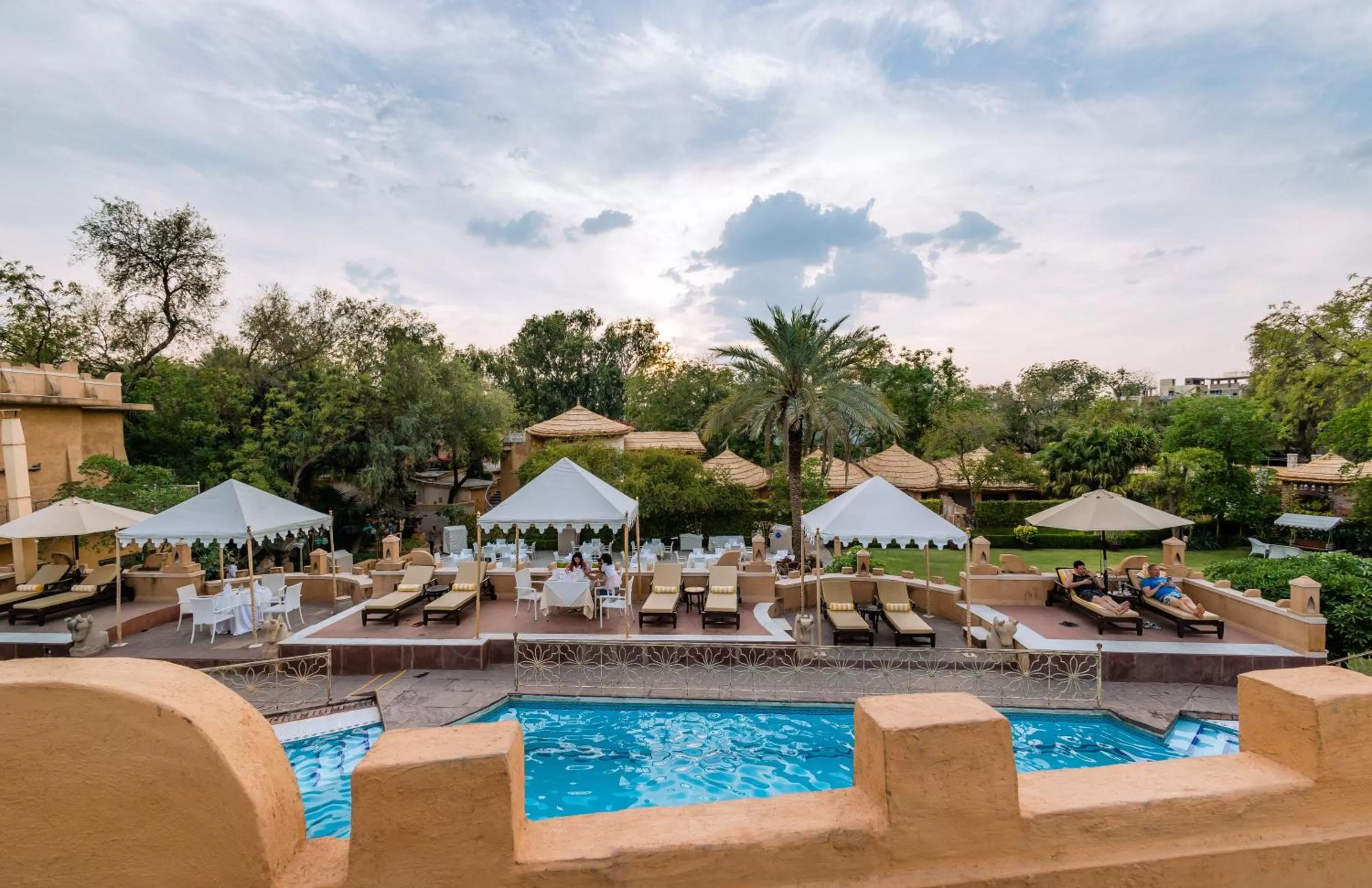Swimming pool in Ajit Bhawan - A Palace Resort