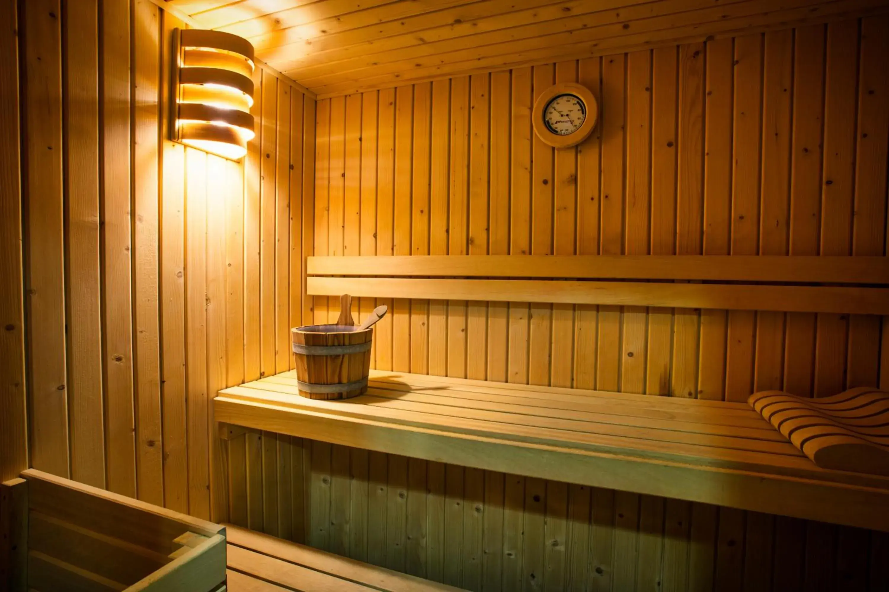 Sauna in azz Hotel Tactica