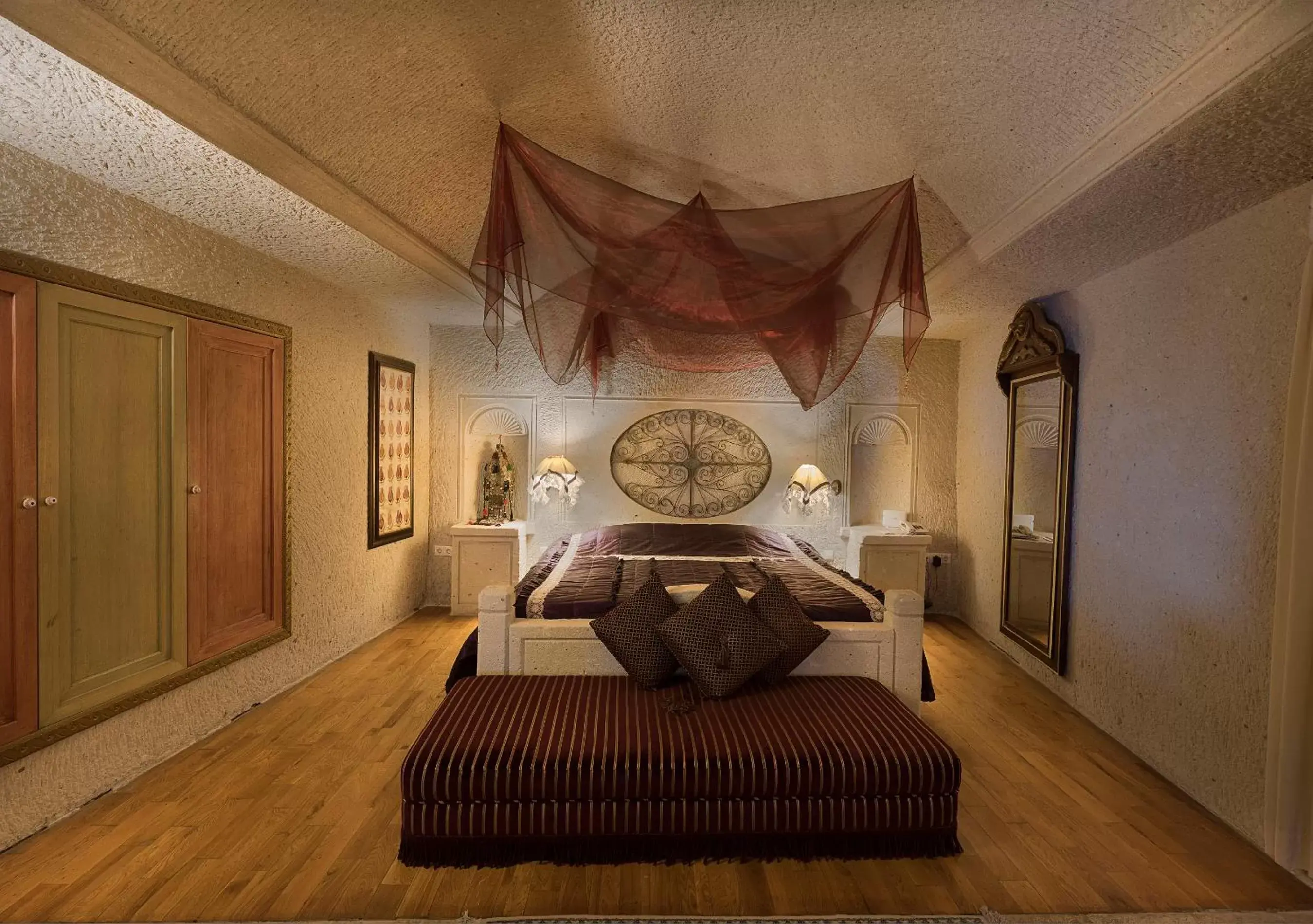 Bed, Seating Area in Anatolian Houses Cave Hotel & SPA