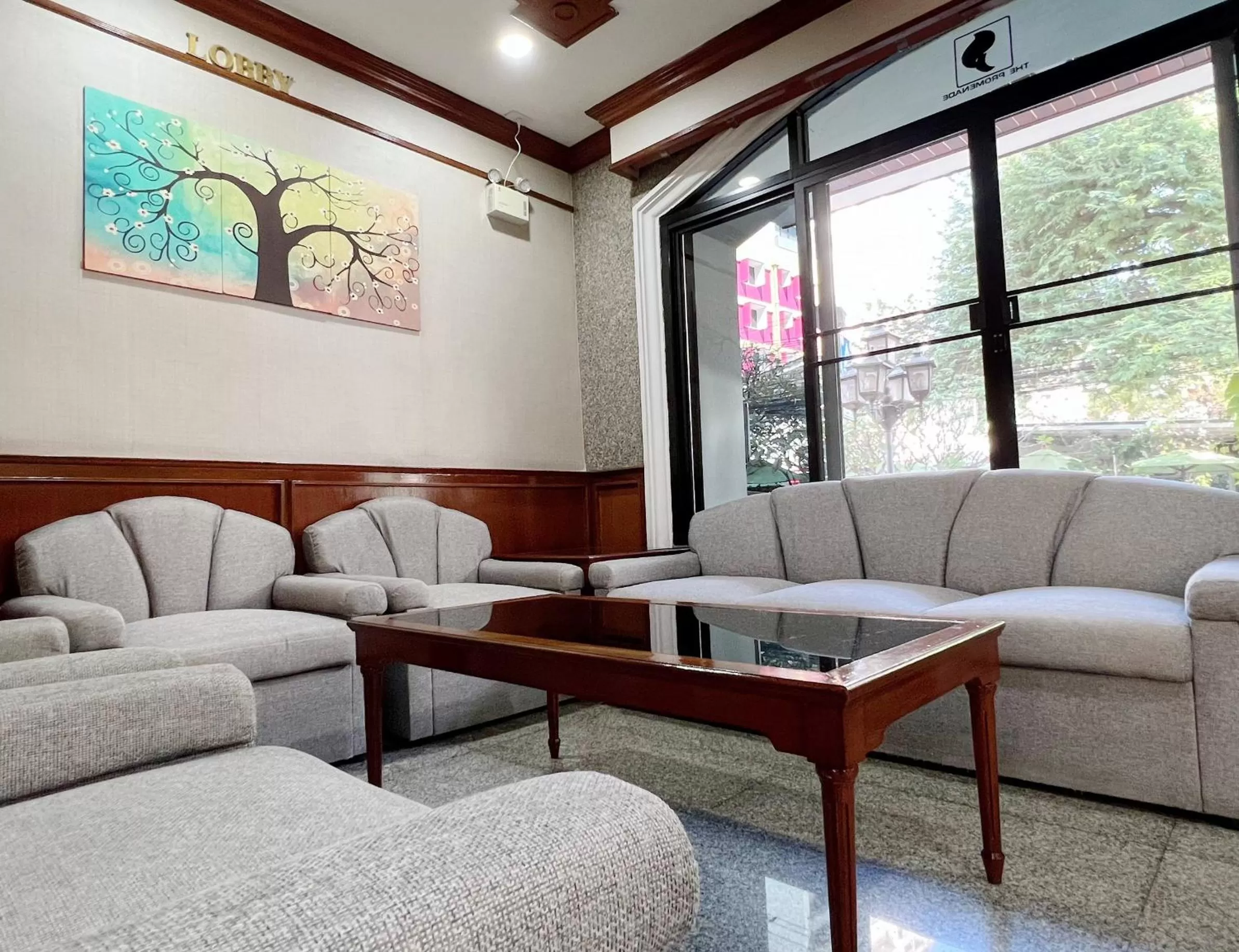 Seating area in The Promenade Bangkok