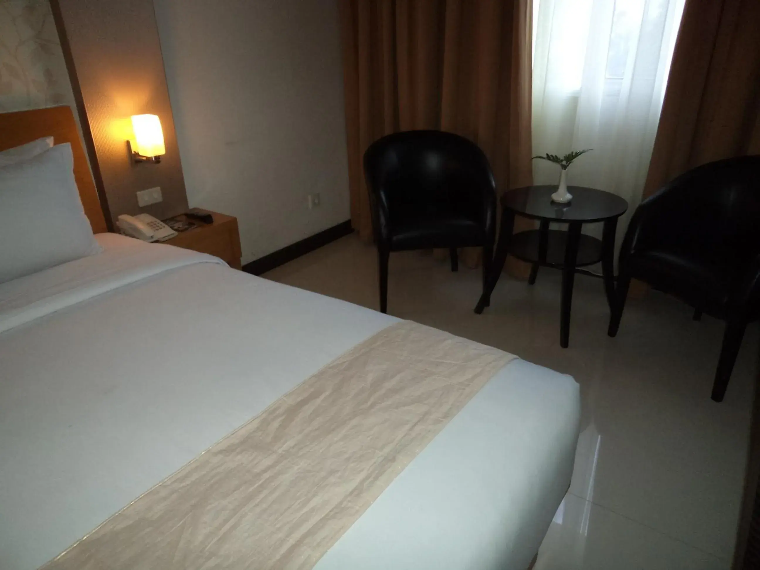 Bed in Drego Hotel Pekanbaru