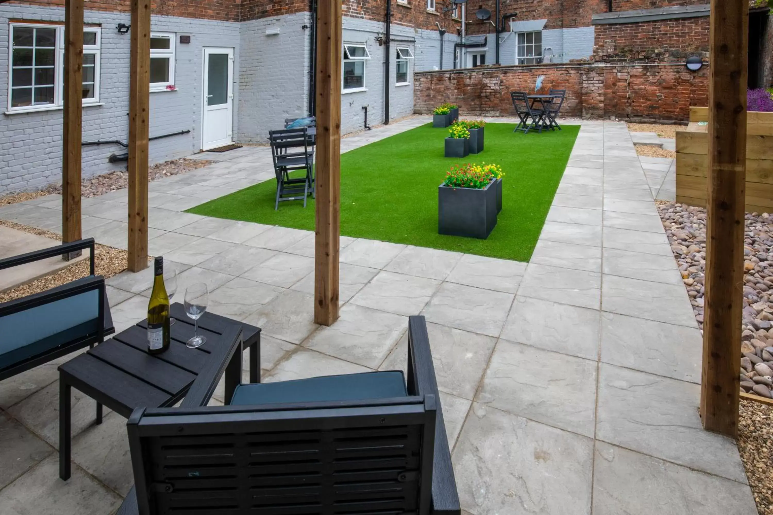 Garden in BrickSage Rooms, King's Lynn South Gate