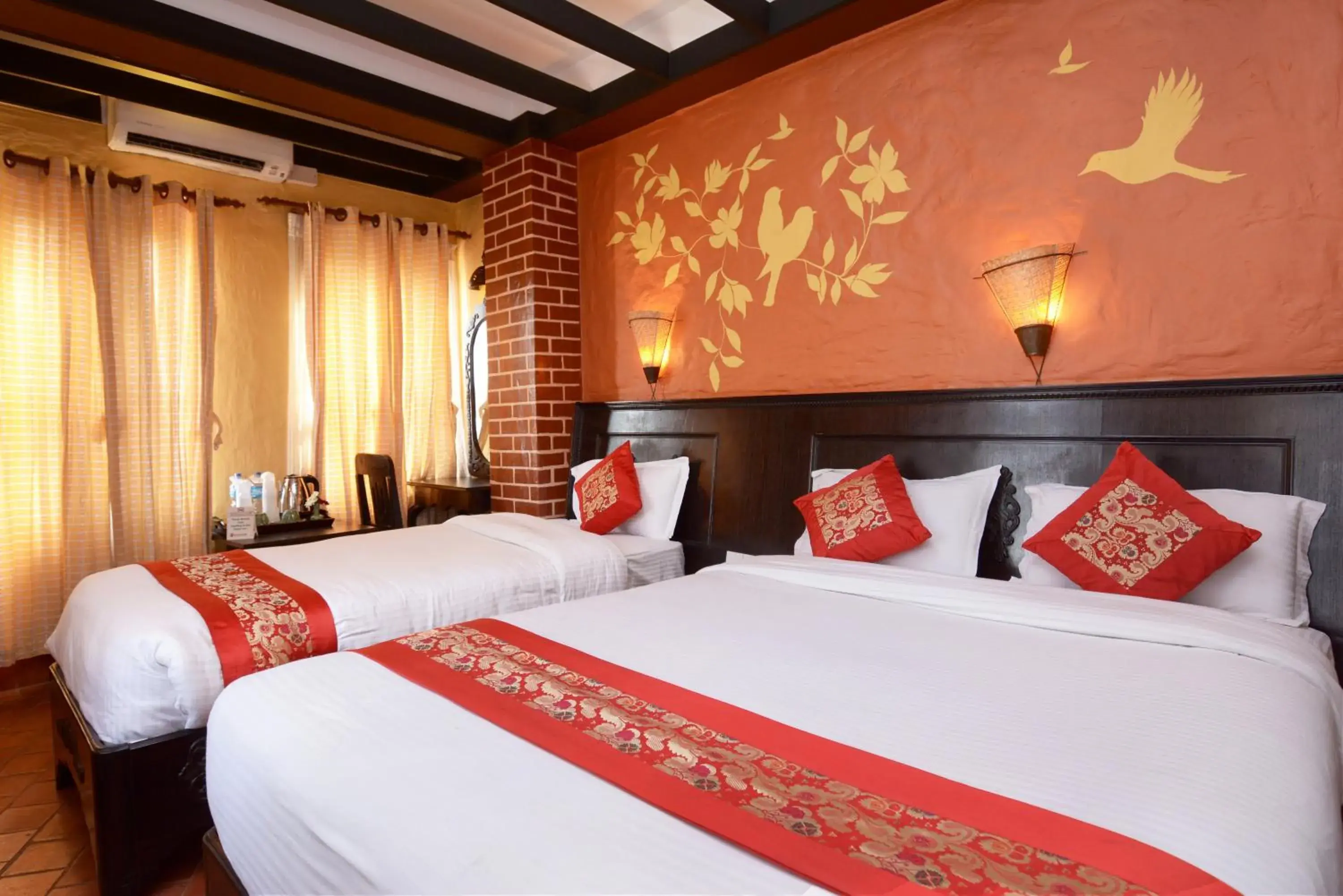 Photo of the whole room, Bed in Kasthamandap Boutique Hotel