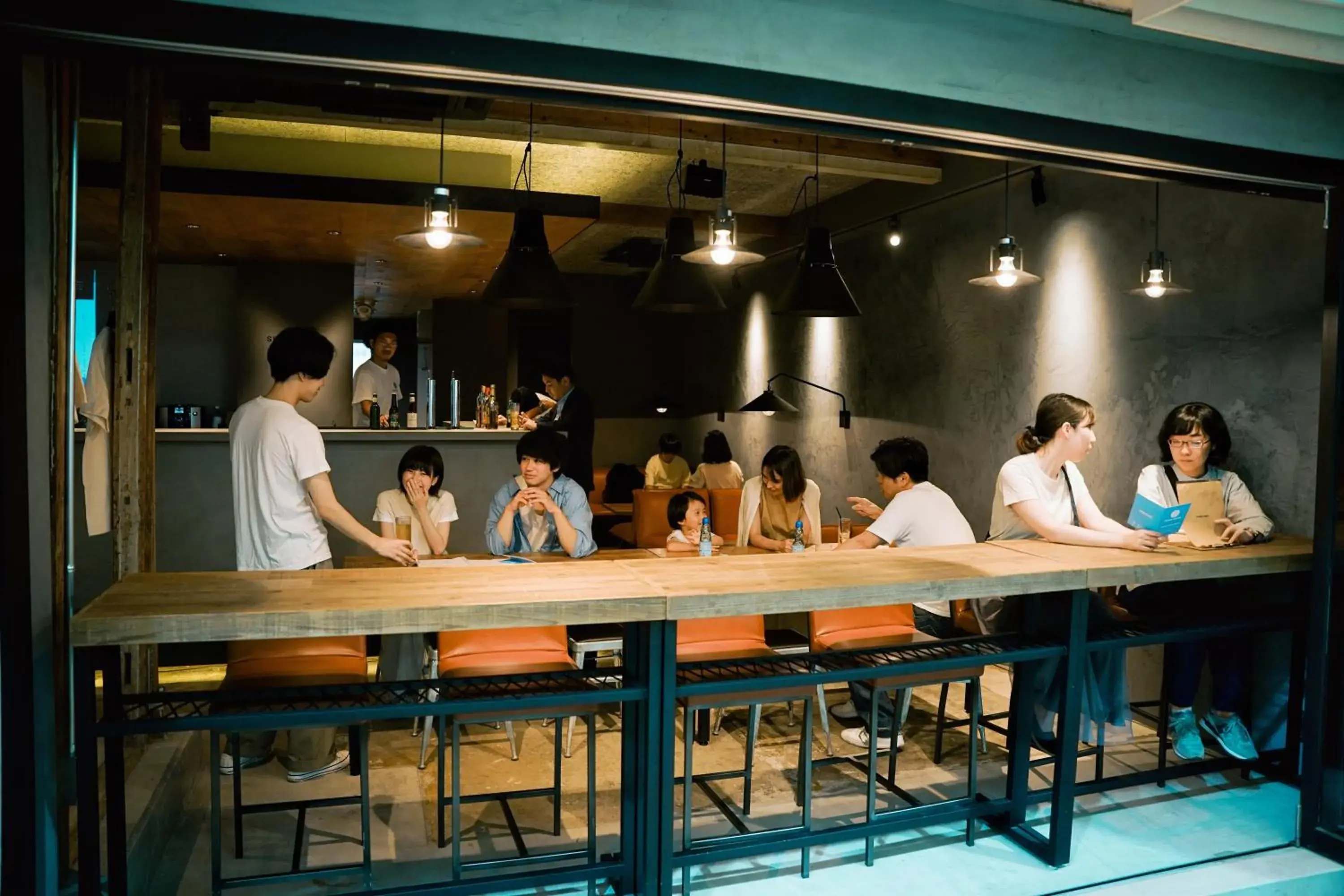 Lounge or bar in SEKAI HOTEL Deep Osaka Experience Lounge or bar in SEKAI HOTEL Deep Osaka Experience