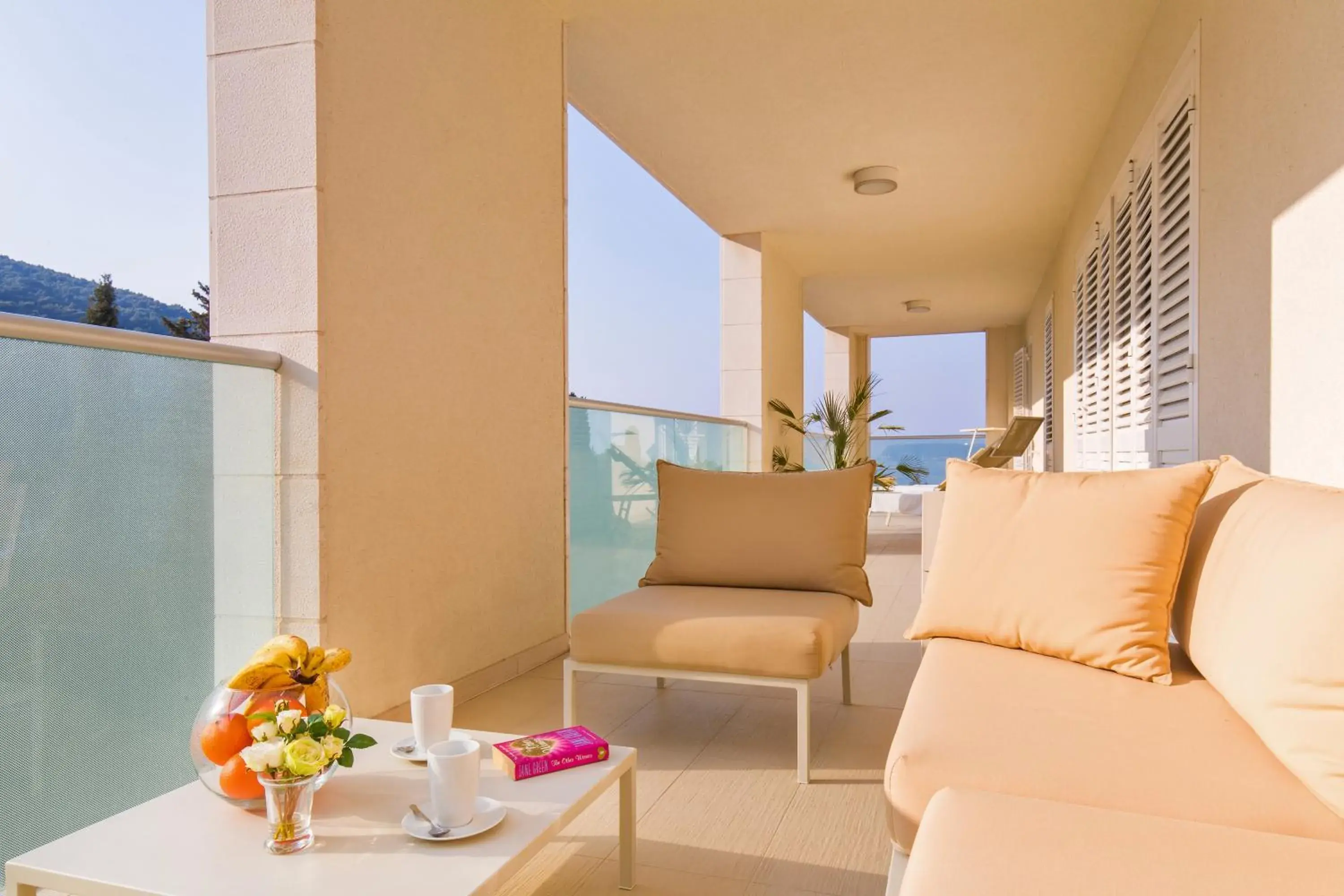 Balcony/Terrace, Seating Area in Dubrovnik Luxury Residence – L’Orangerie