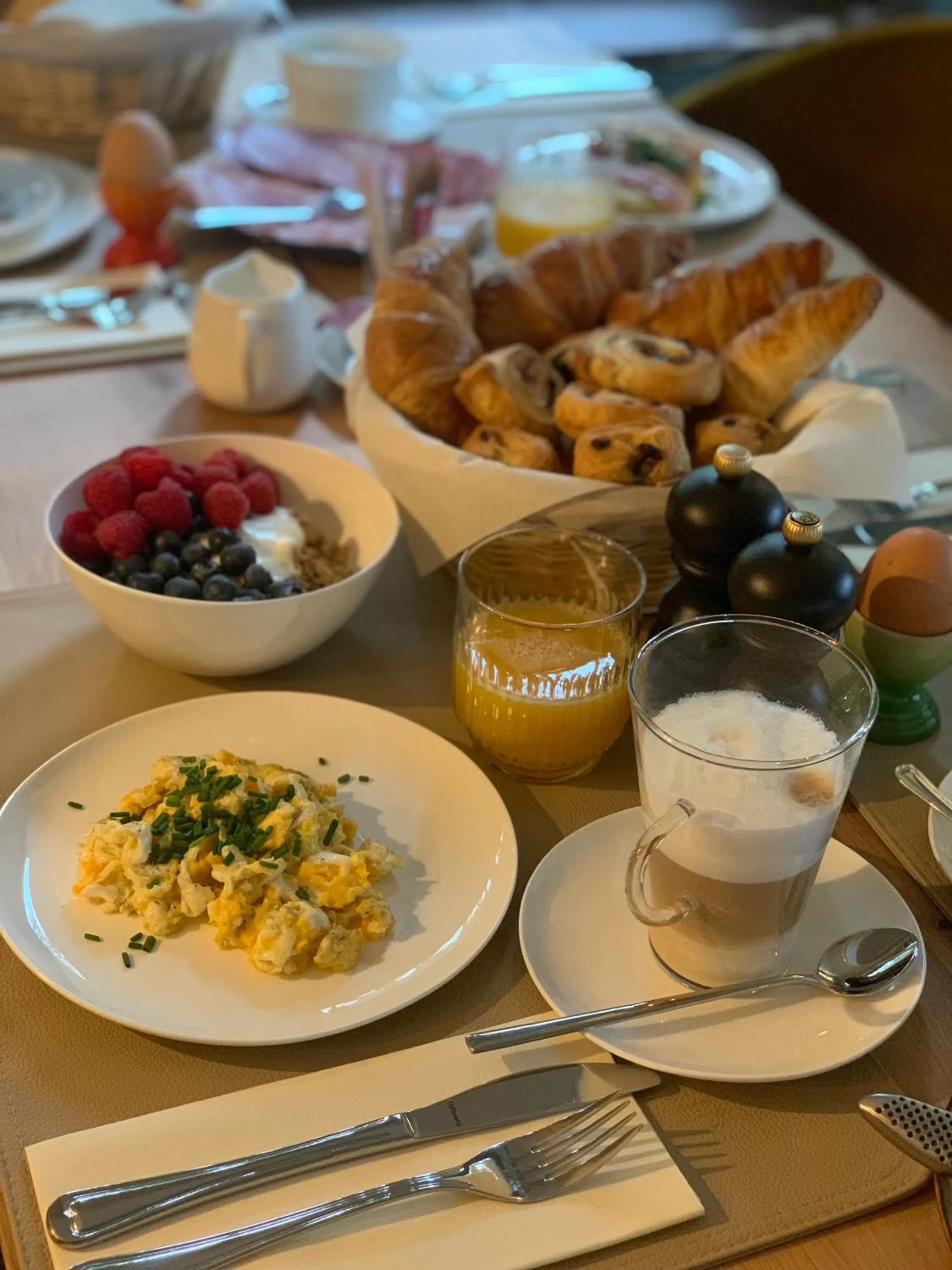 Breakfast in Les Terrasses des Falizes B&B