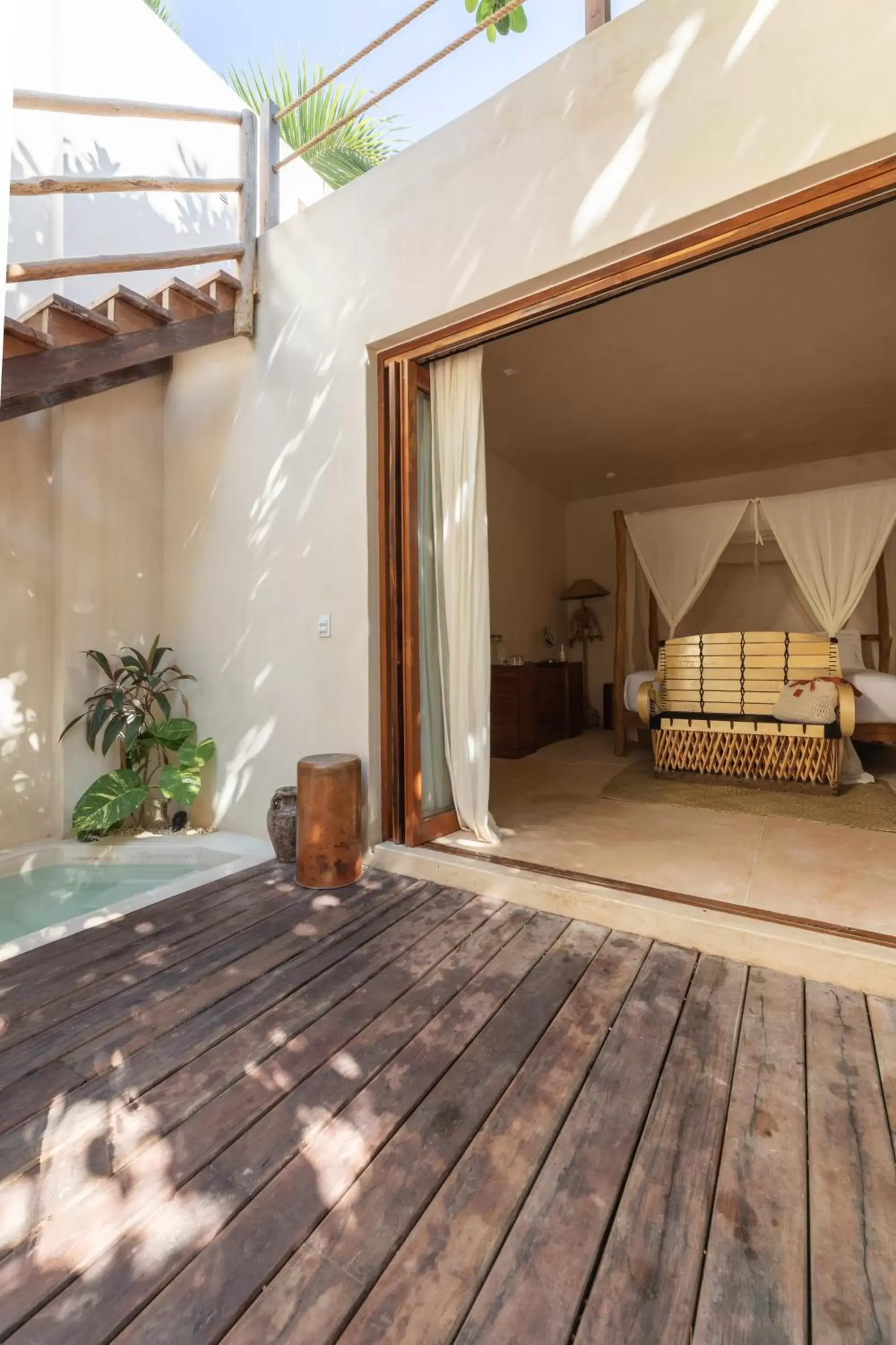 Bedroom in La Valise Tulum