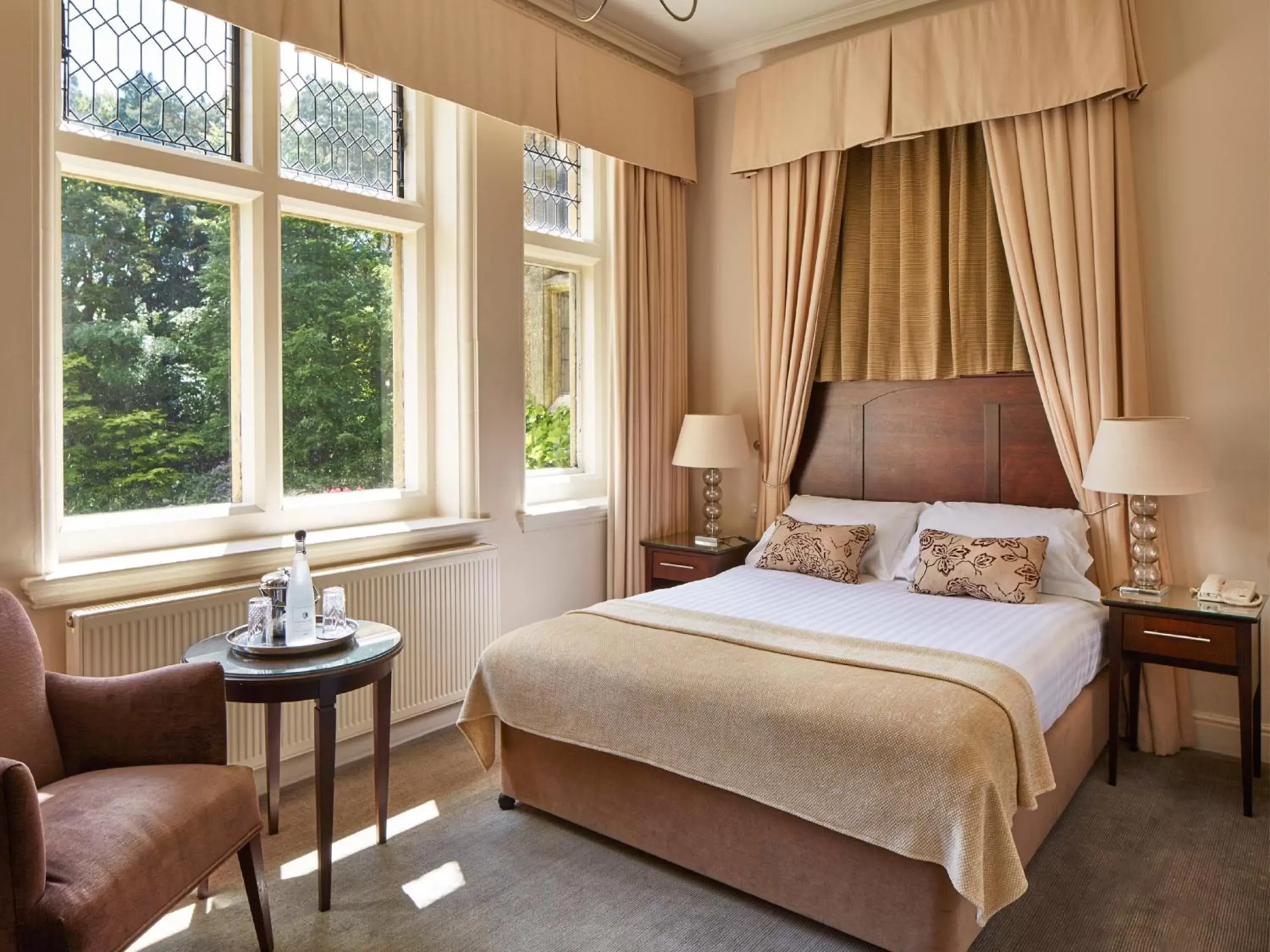 Bedroom, Bed in Macdonald Frimley Hall Hotel & Spa