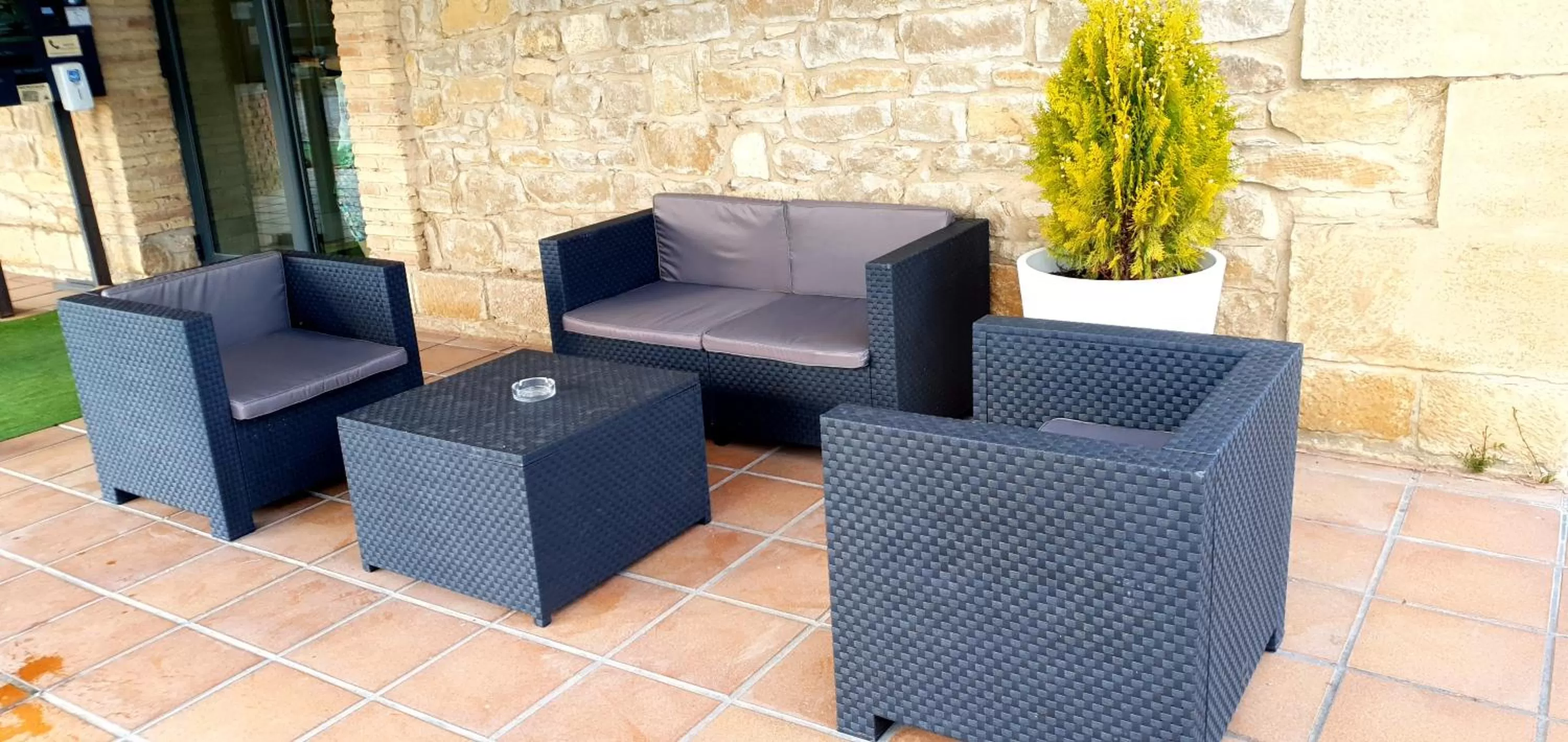 Patio in Hotel VillaMarcilla