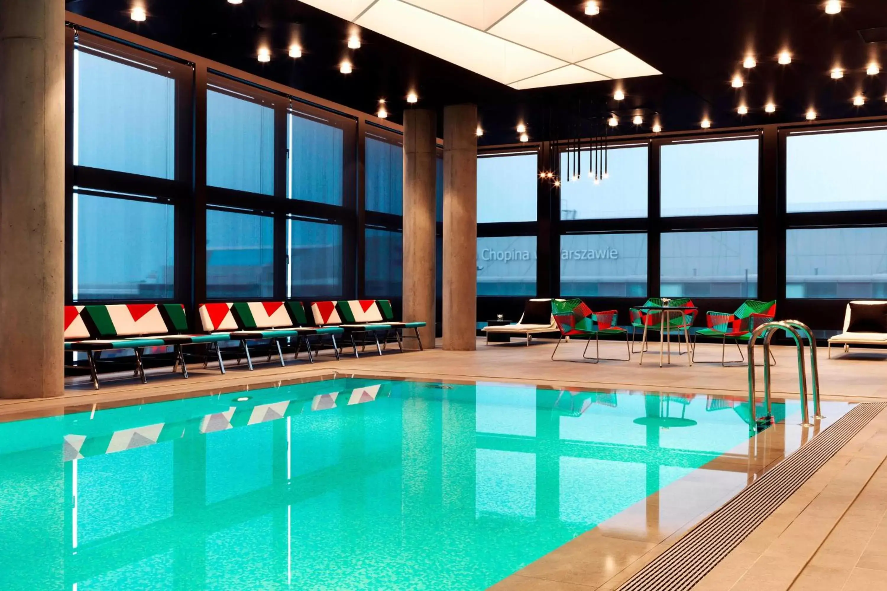 Swimming Pool in Renaissance Warsaw Airport Hotel