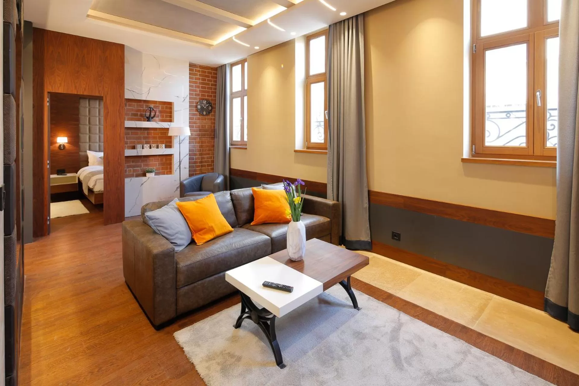 Living room, Bed in Hotel Passpartù Home Garni