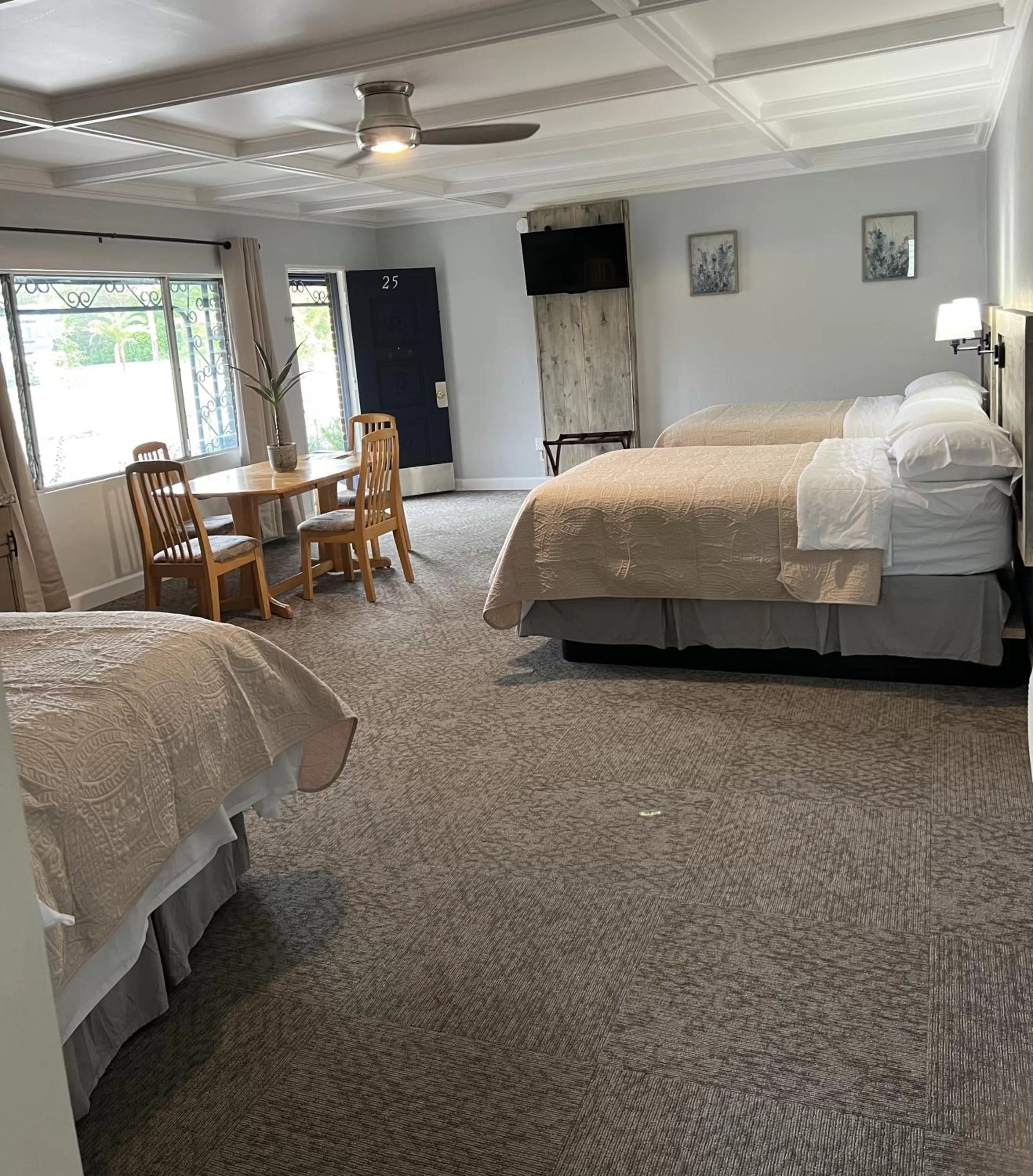 Bed in BlueGem Motel