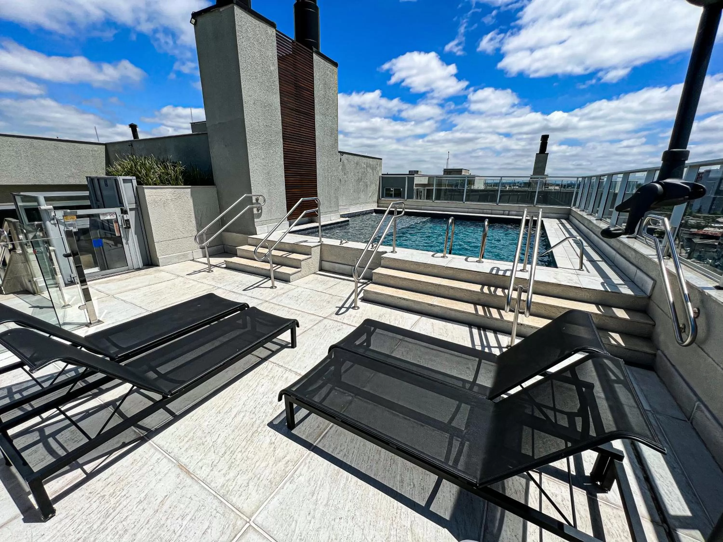 Pool view, Swimming Pool in Studios Cityhome Maxplaza Canoas